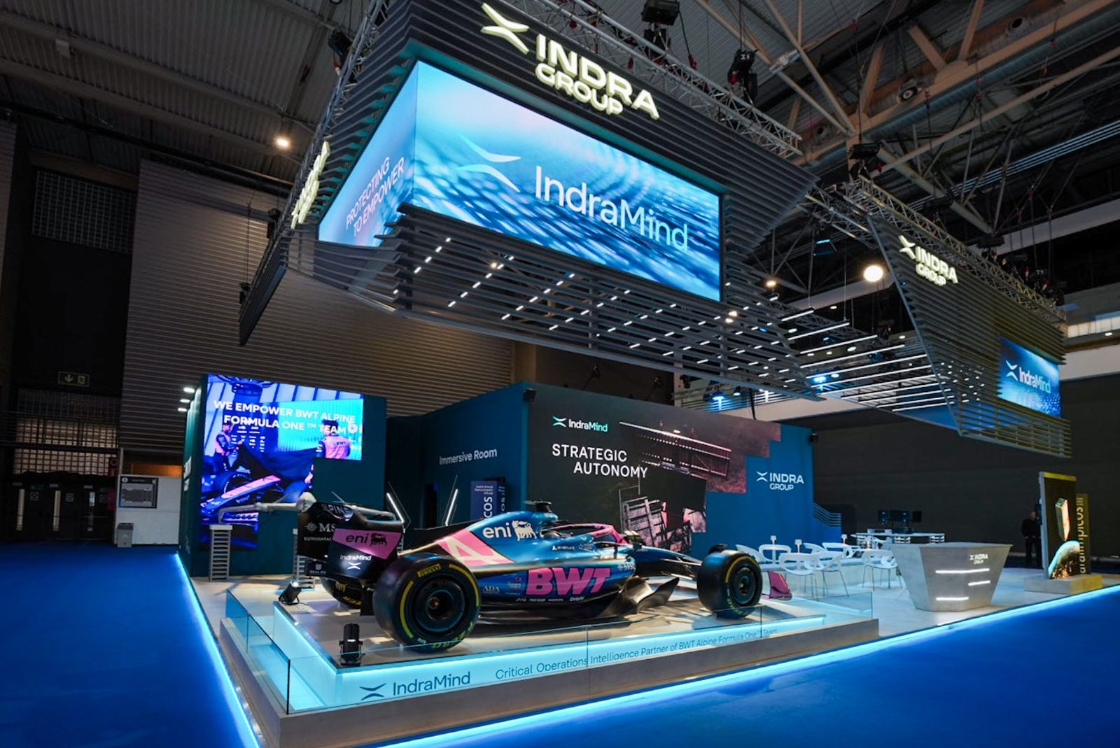 Indra Group en el MWC 2026