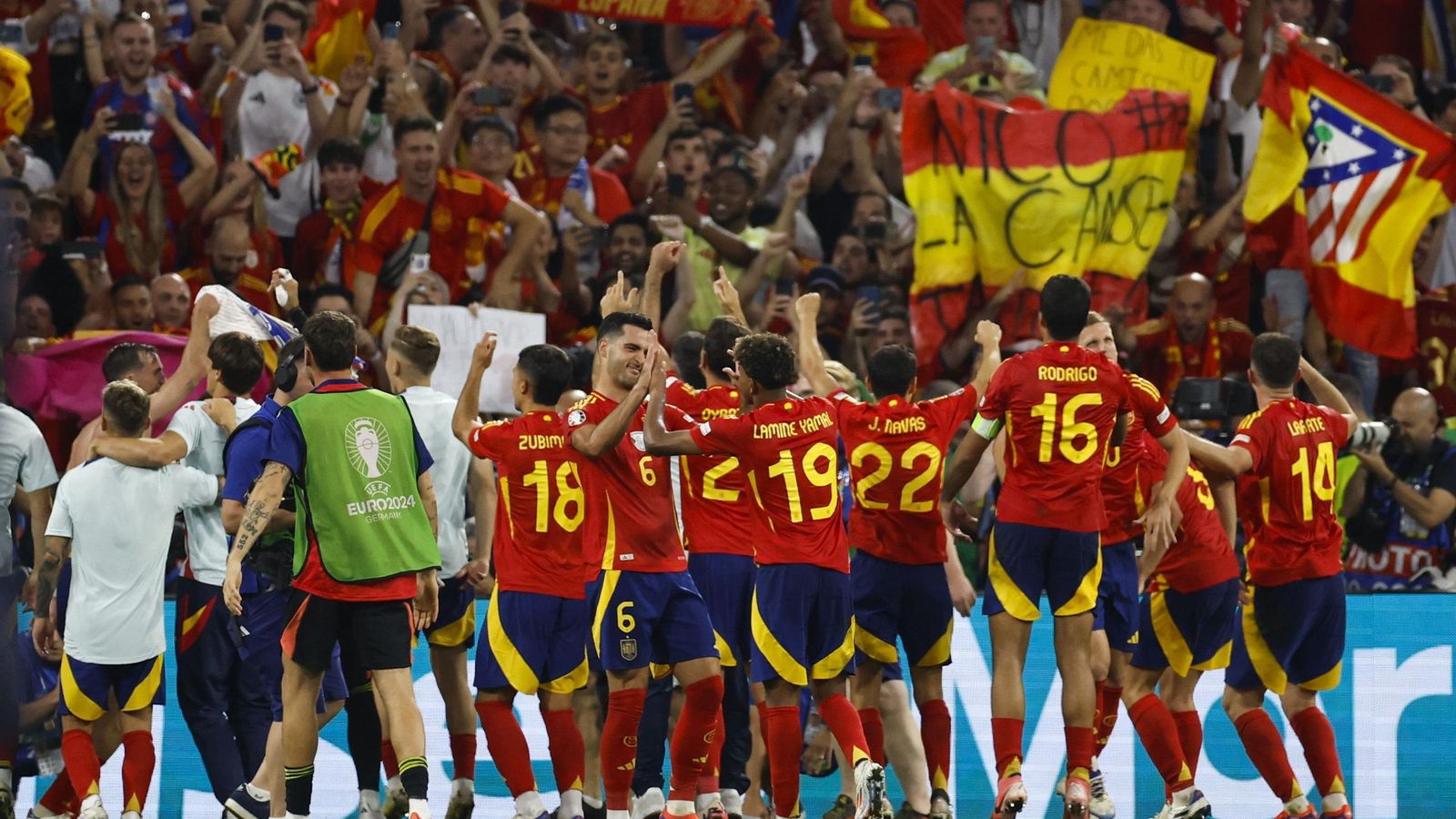 Las mejores imágenes del España - Francia