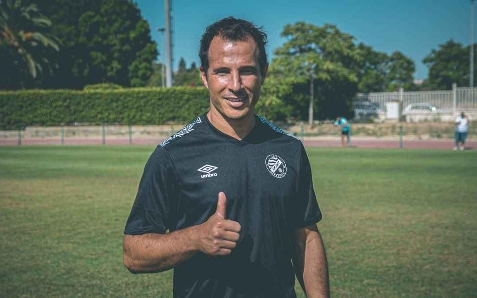 Bruno Herrero, técnico del filial azulino.