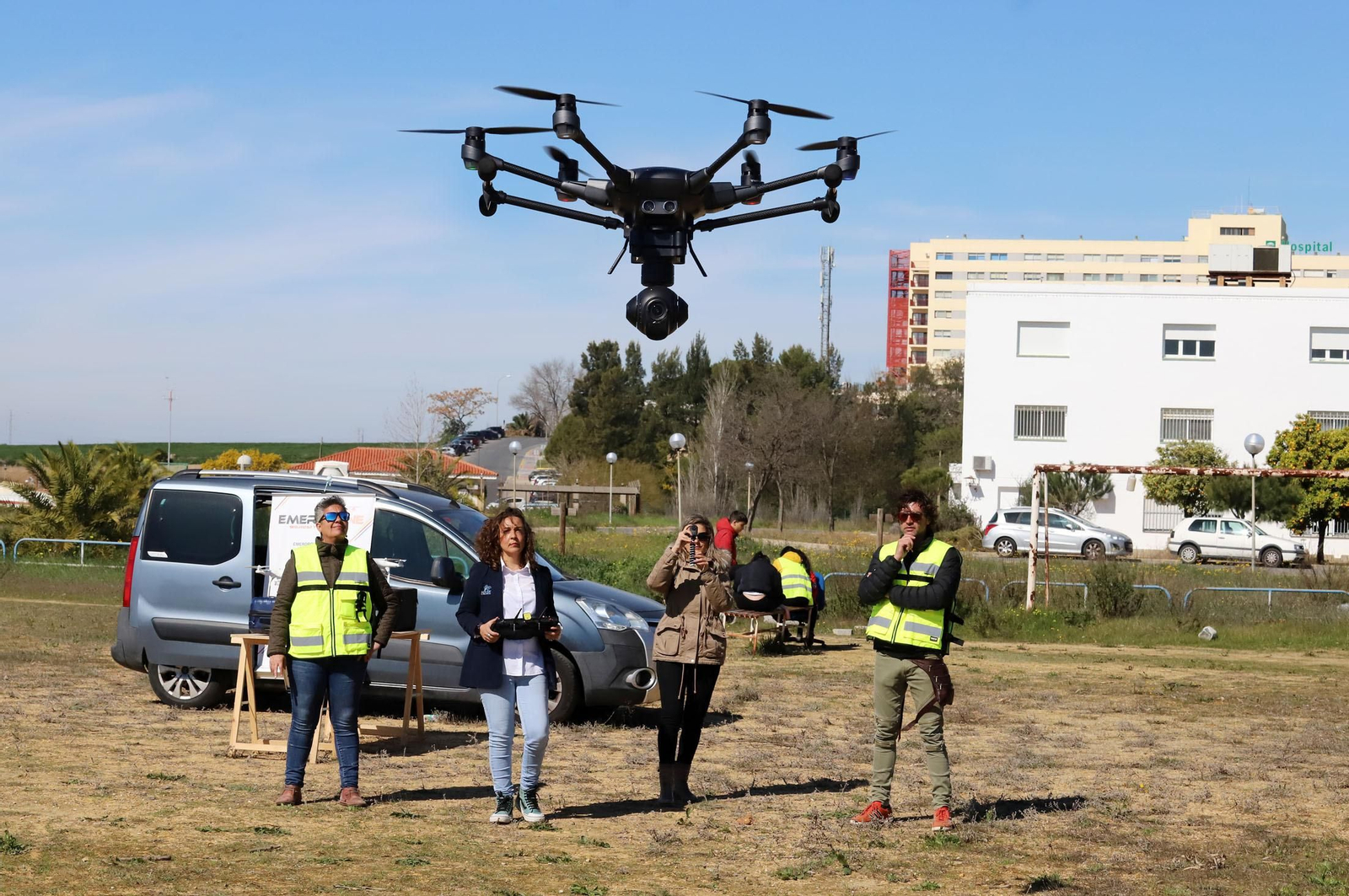 Imágenes del curso de 'Iniciación al pilotaje de drones'
