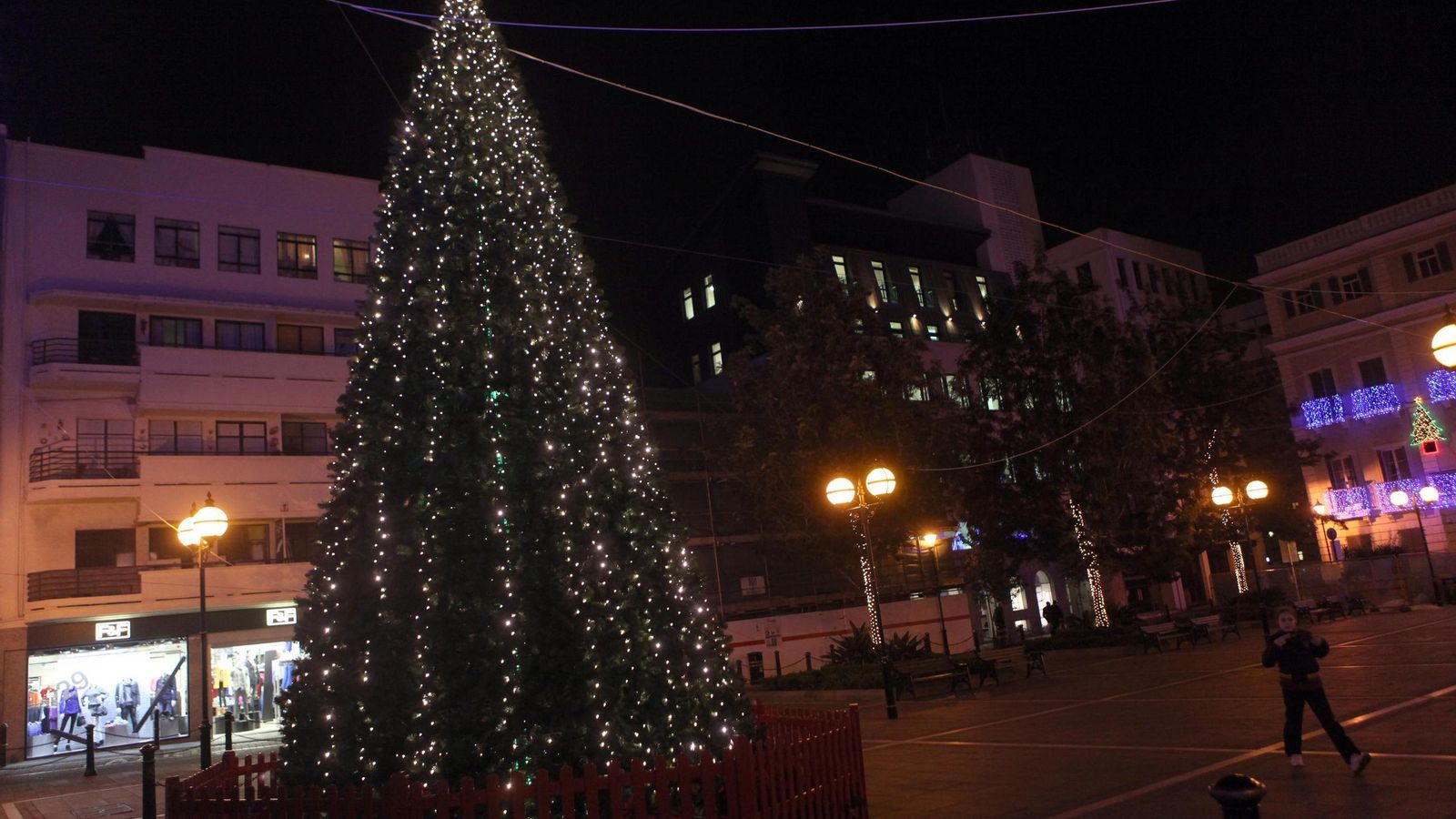 Iluminación navideña en Gibraltar