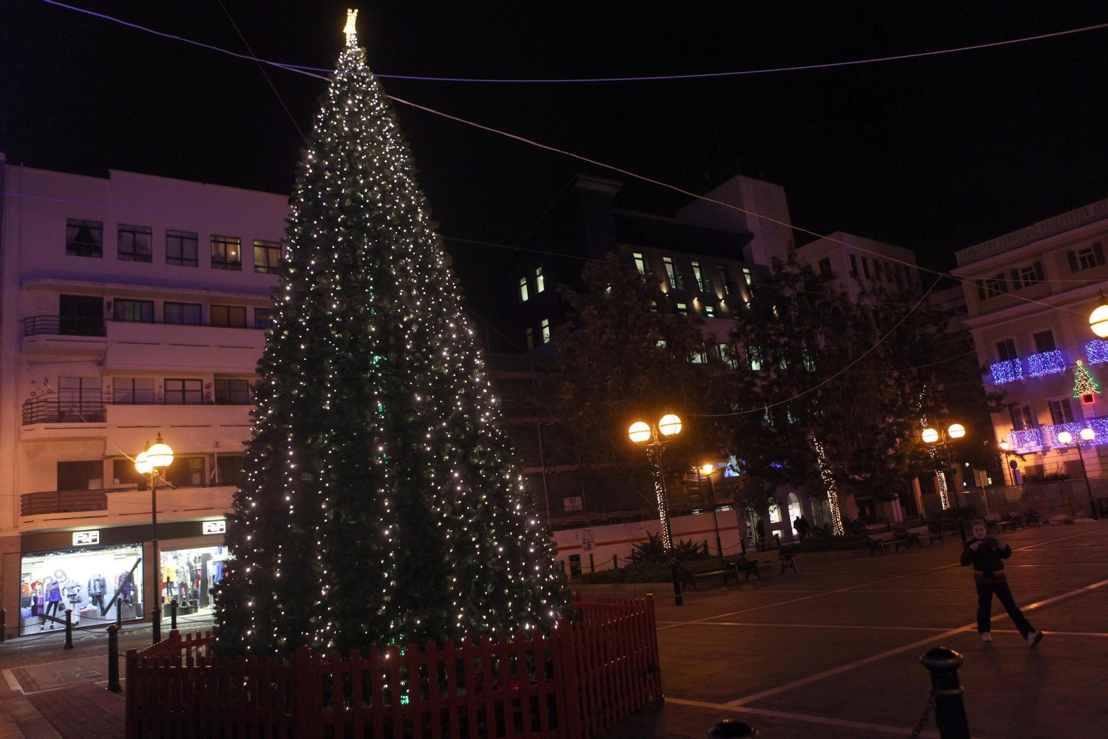 Iluminación navideña en Gibraltar