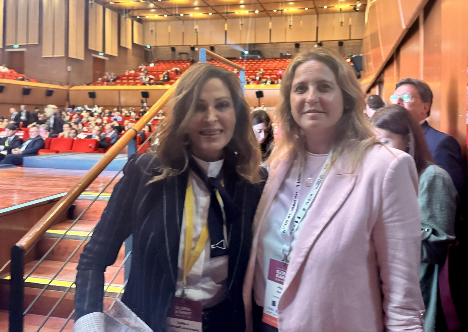 Angie Moreno en el WTTC en Roma