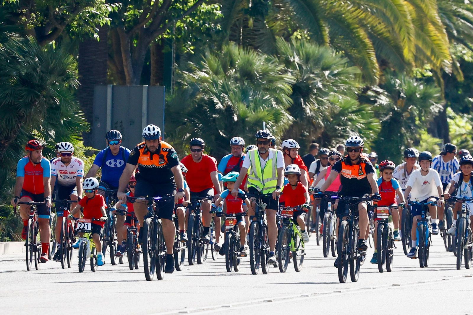 Cientos de ciclistas toman Málaga en el Día de la Bici, en imágenes