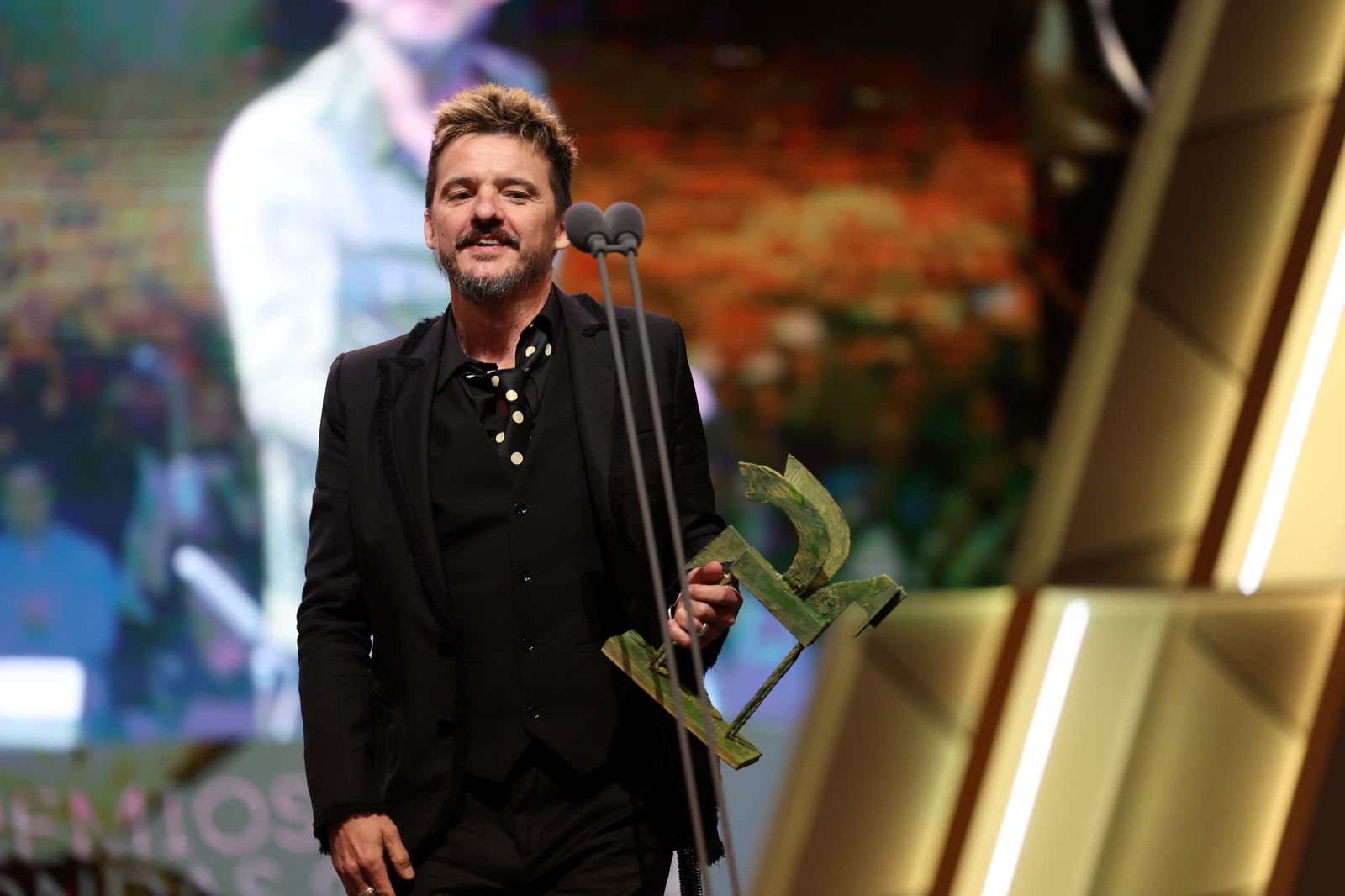 El veterano cantante Coque Malla, otro de los homenajeados en la gala de los Ondas 2023