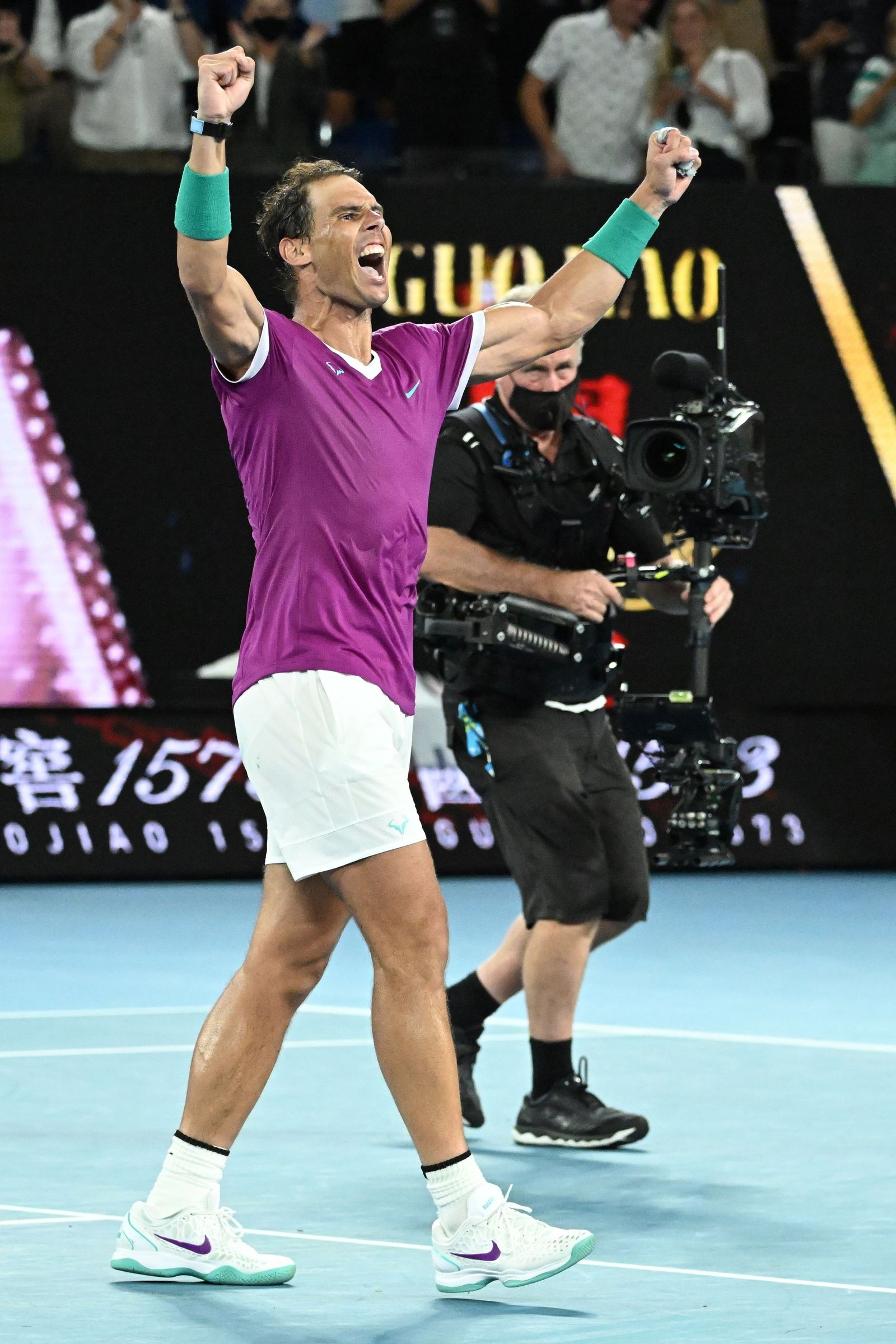 Las imágenes del histórico triunfo de Nadal sobre Medvedev (y 8)