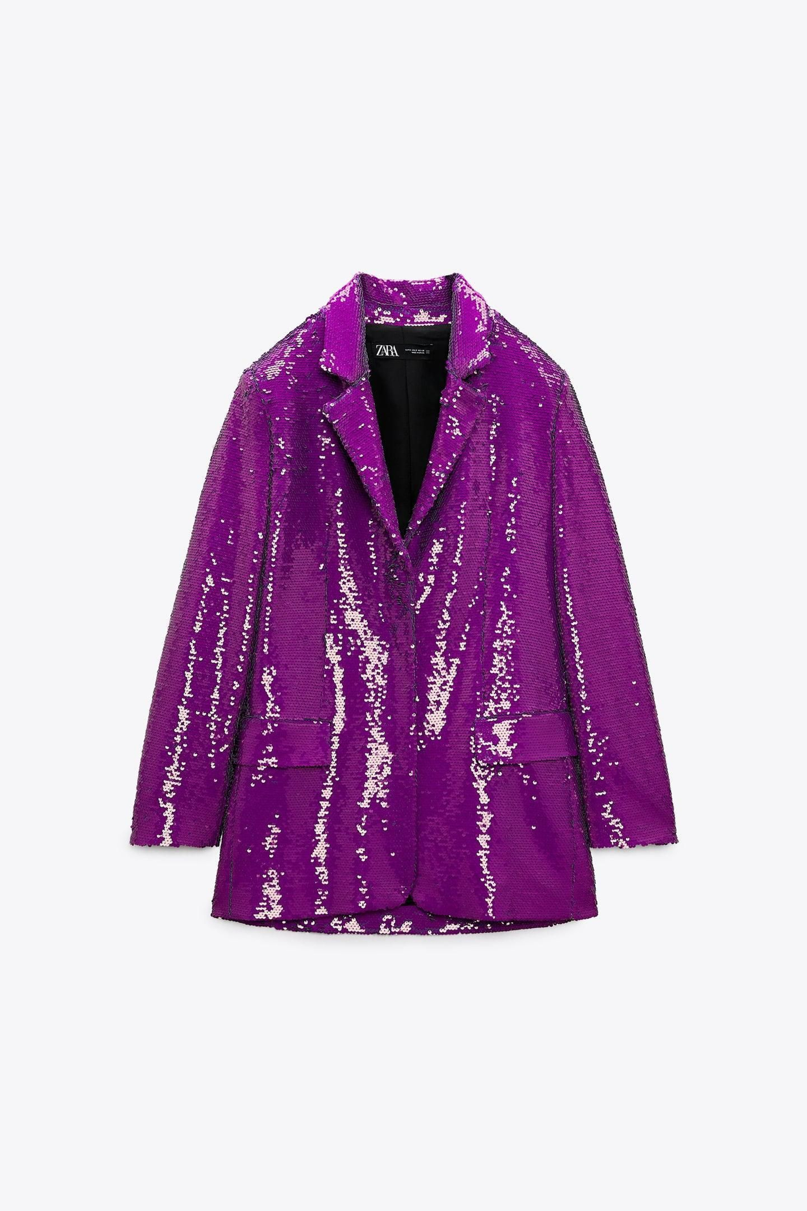 Blazer de lentejuelas de Zara.