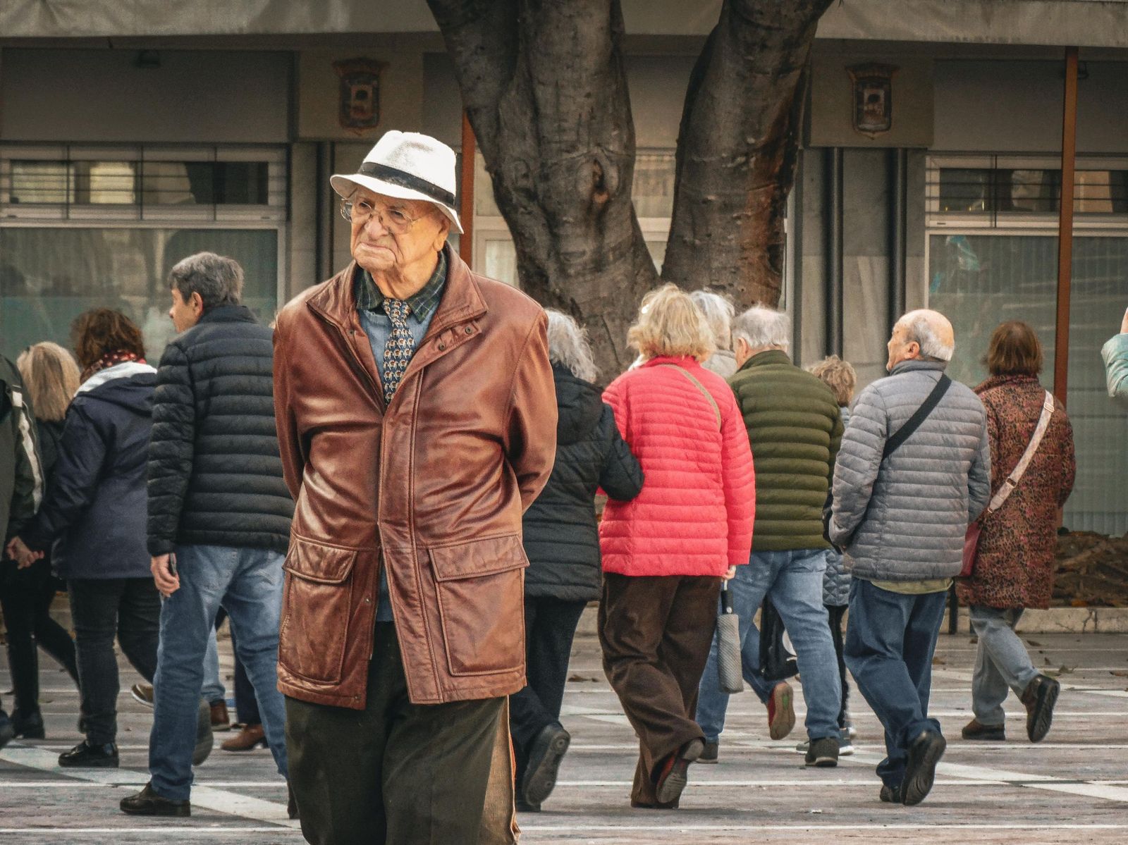 Ambiente en las calles del centro, en fotos