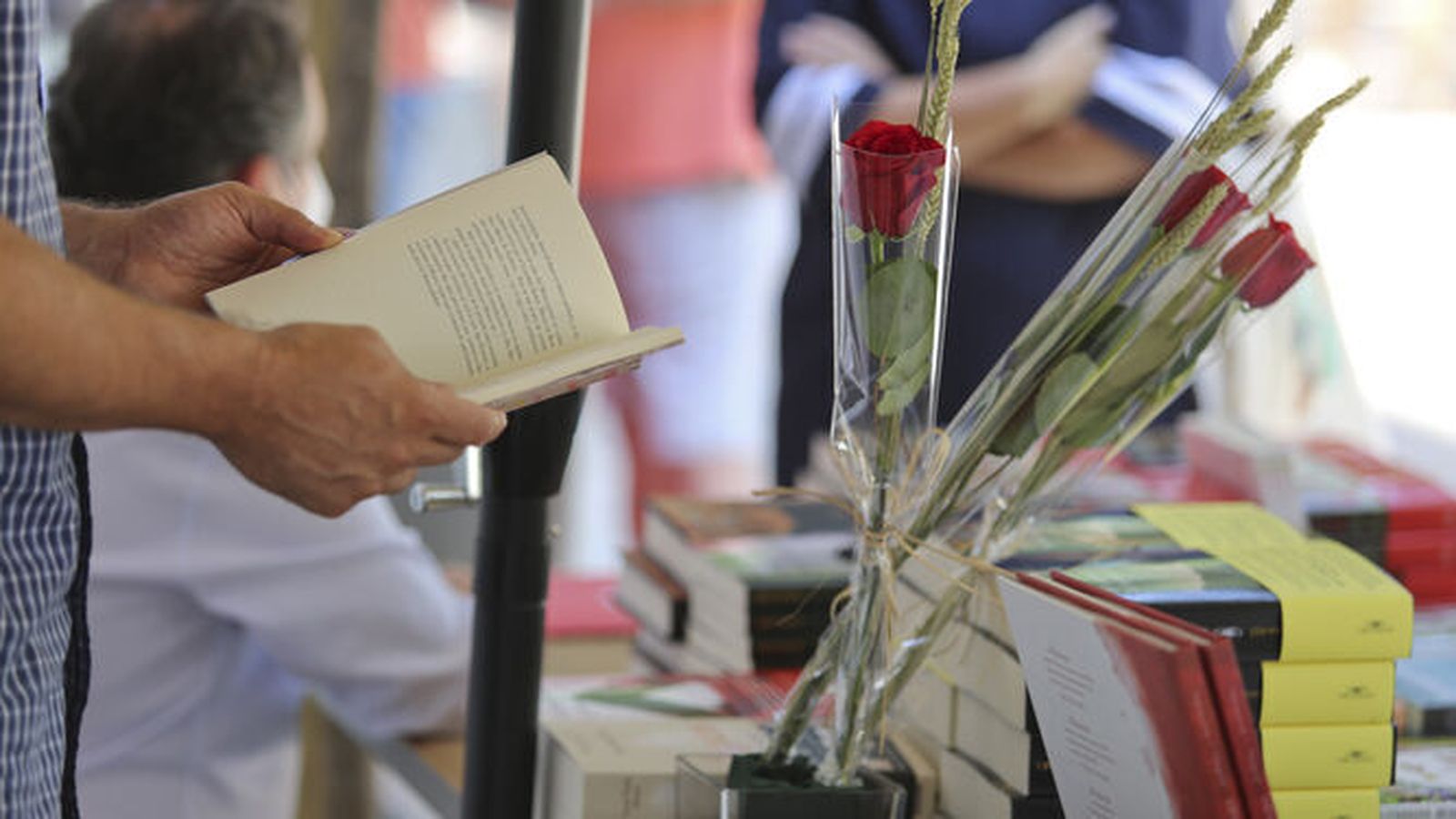 Celebración del Día del Libro en Málaga, en 2021.