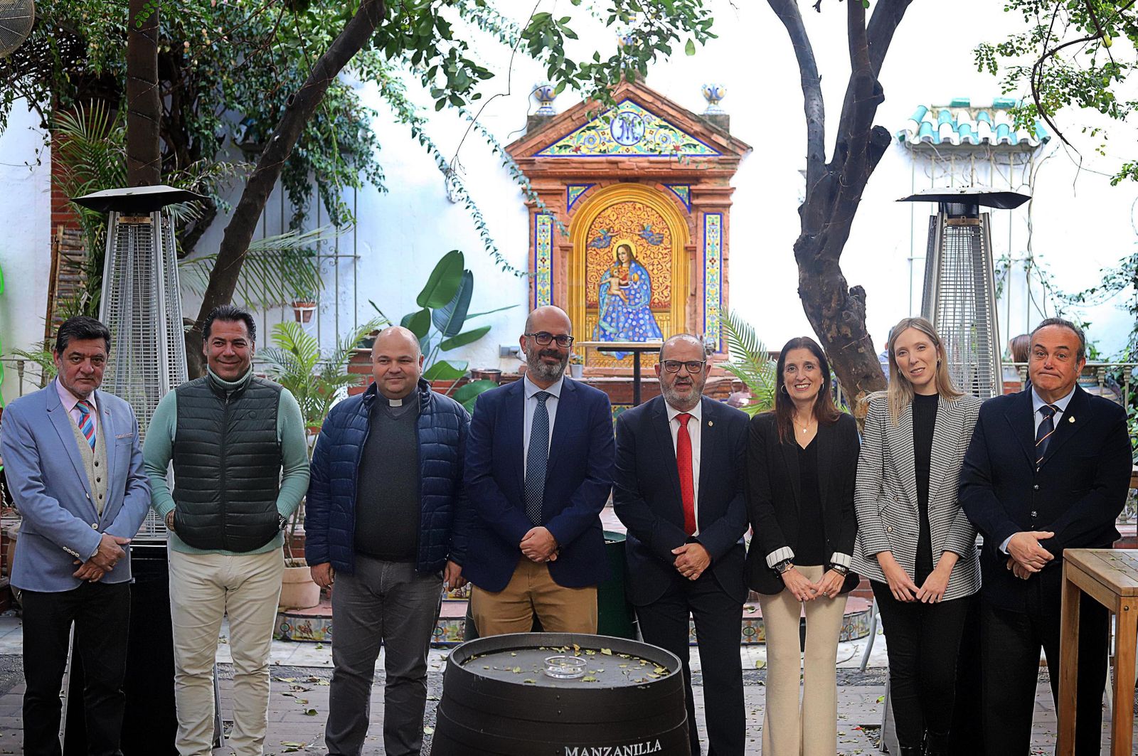 Imágenes de la tertulia cofrade "El Aguaó" de Huelva Información