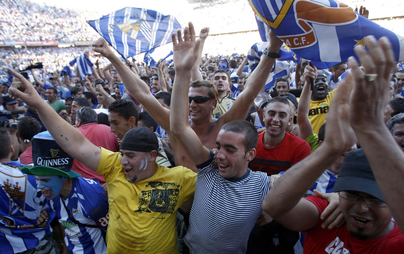 Las fotos del último ascenso del Málaga CF a Primera División