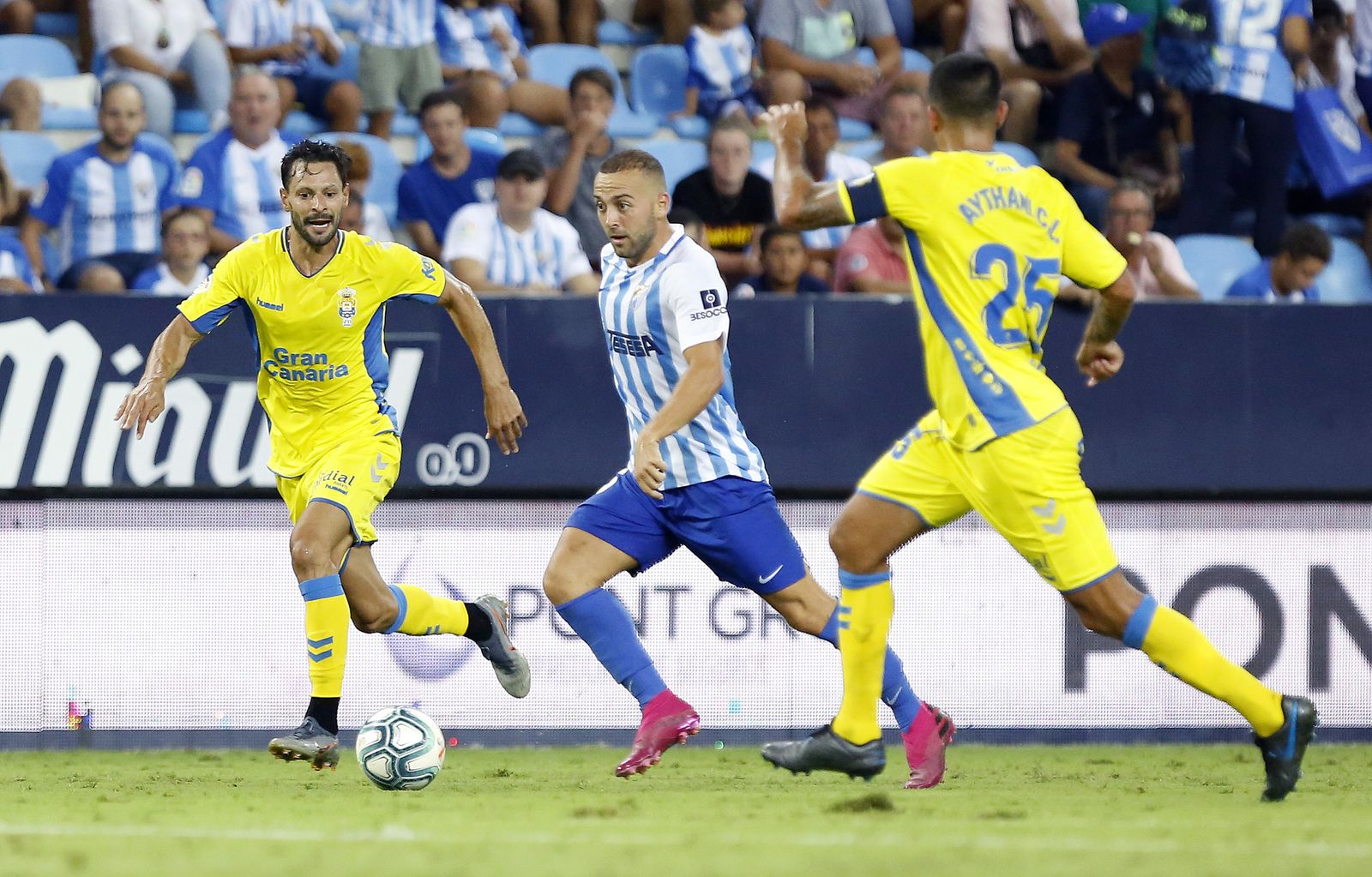 El Málaga CF-Las Palmas, en fotos