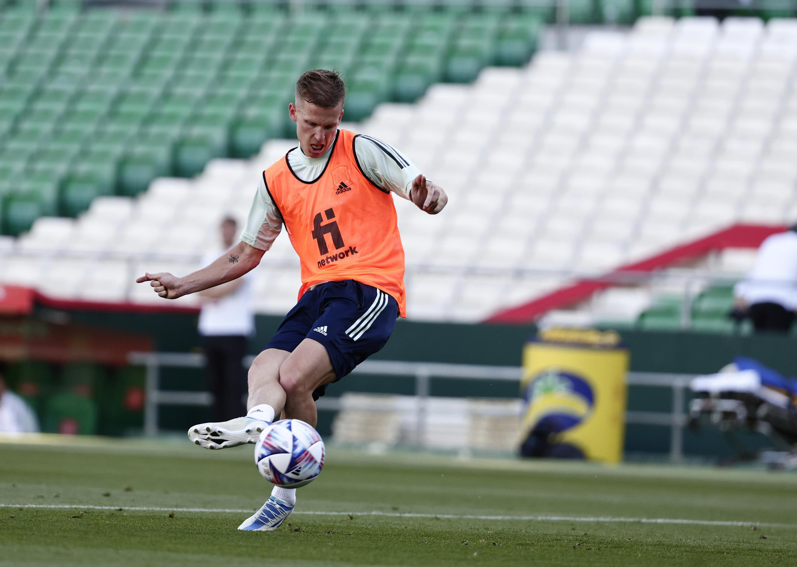 Las imágenes de la selección española en Sevilla