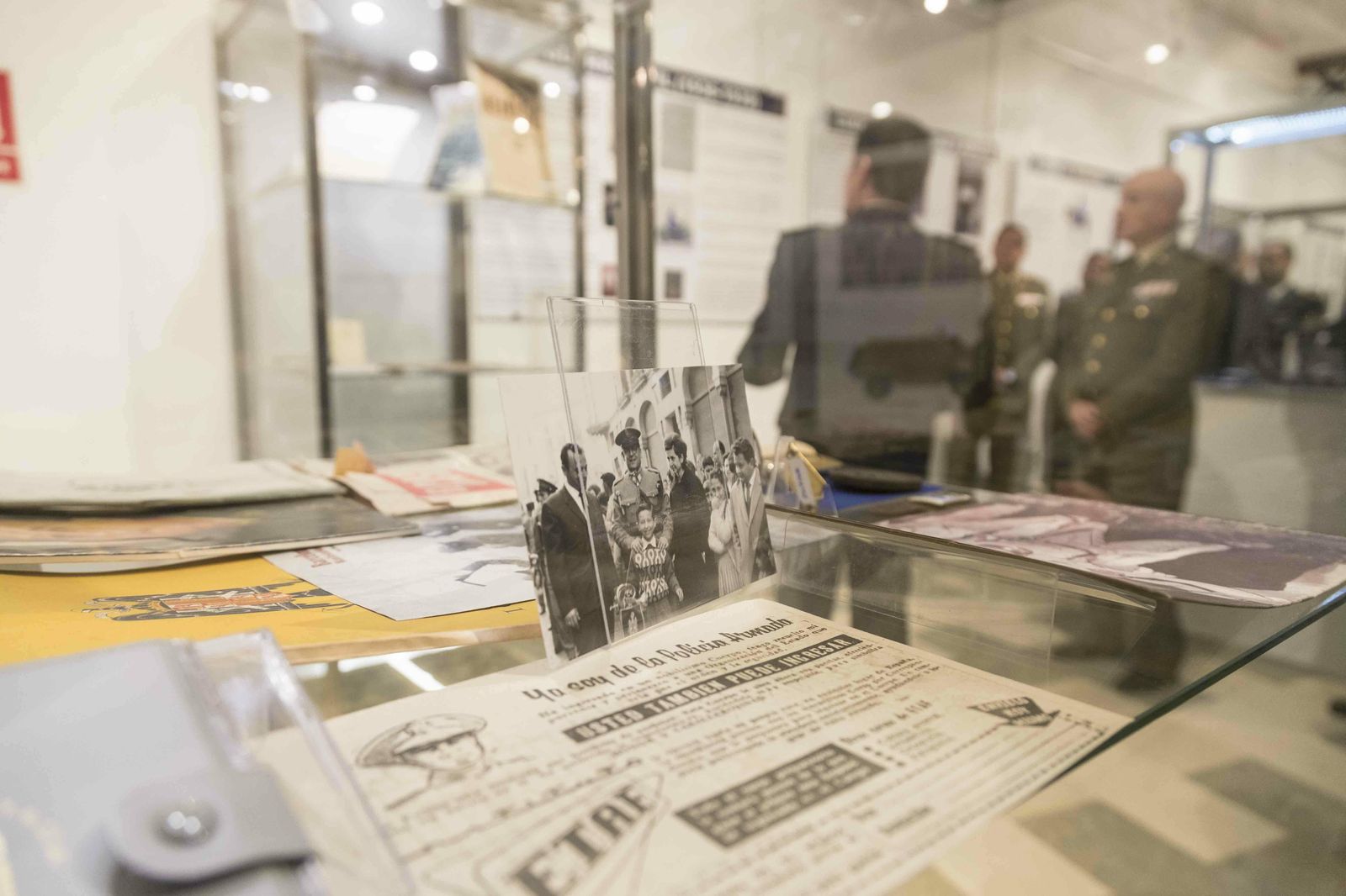 La exposición sobre la historia de la Policía Nacional