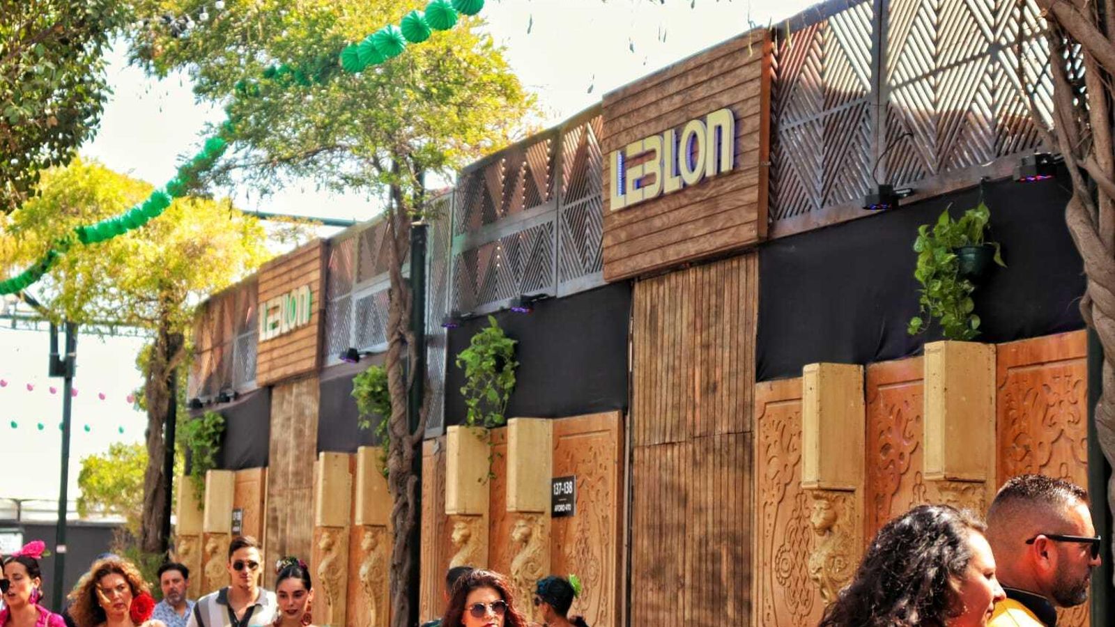 La caseta Leblon, con sus puertas cerradas este viernes. La caseta Leblon, con sus puertas cerradas este viernes.