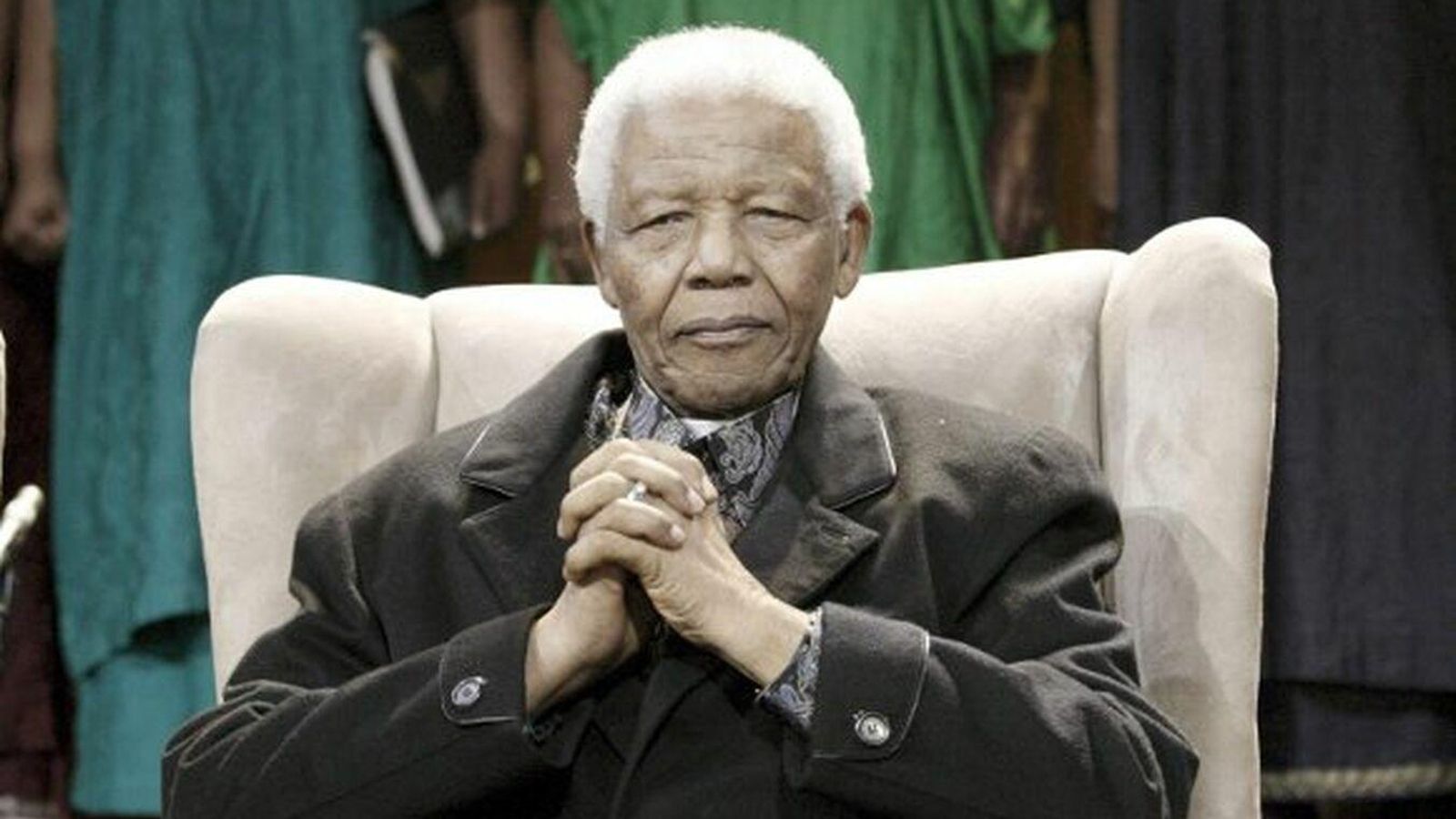 En la imagen, Nelson Mandela.