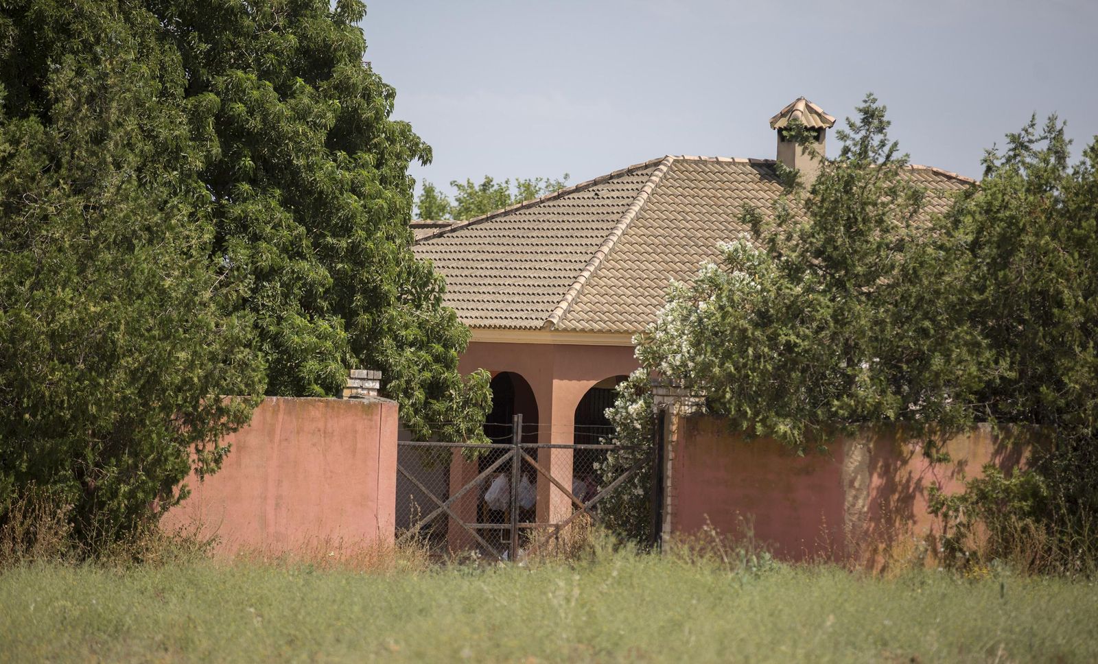 La casa donde fue hallada Silvia García.