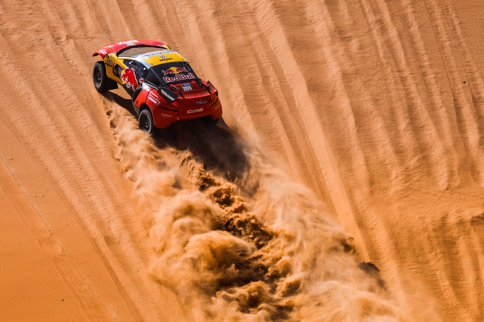Las mejores fotos del Dakar por las dunas