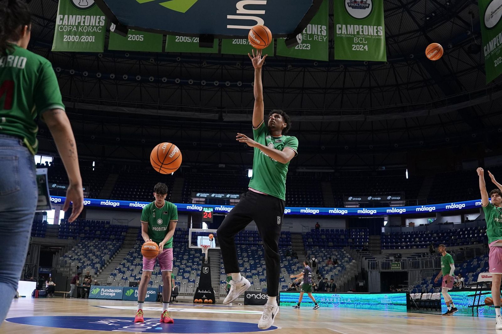 El Unicaja-Joventut, en fotos