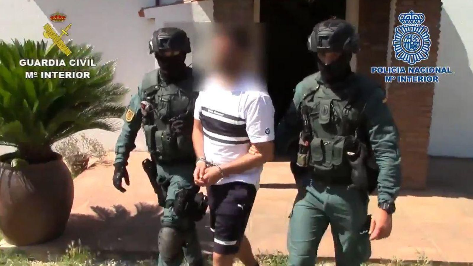 Detención de Samuel Crespo en Jimena en 2018