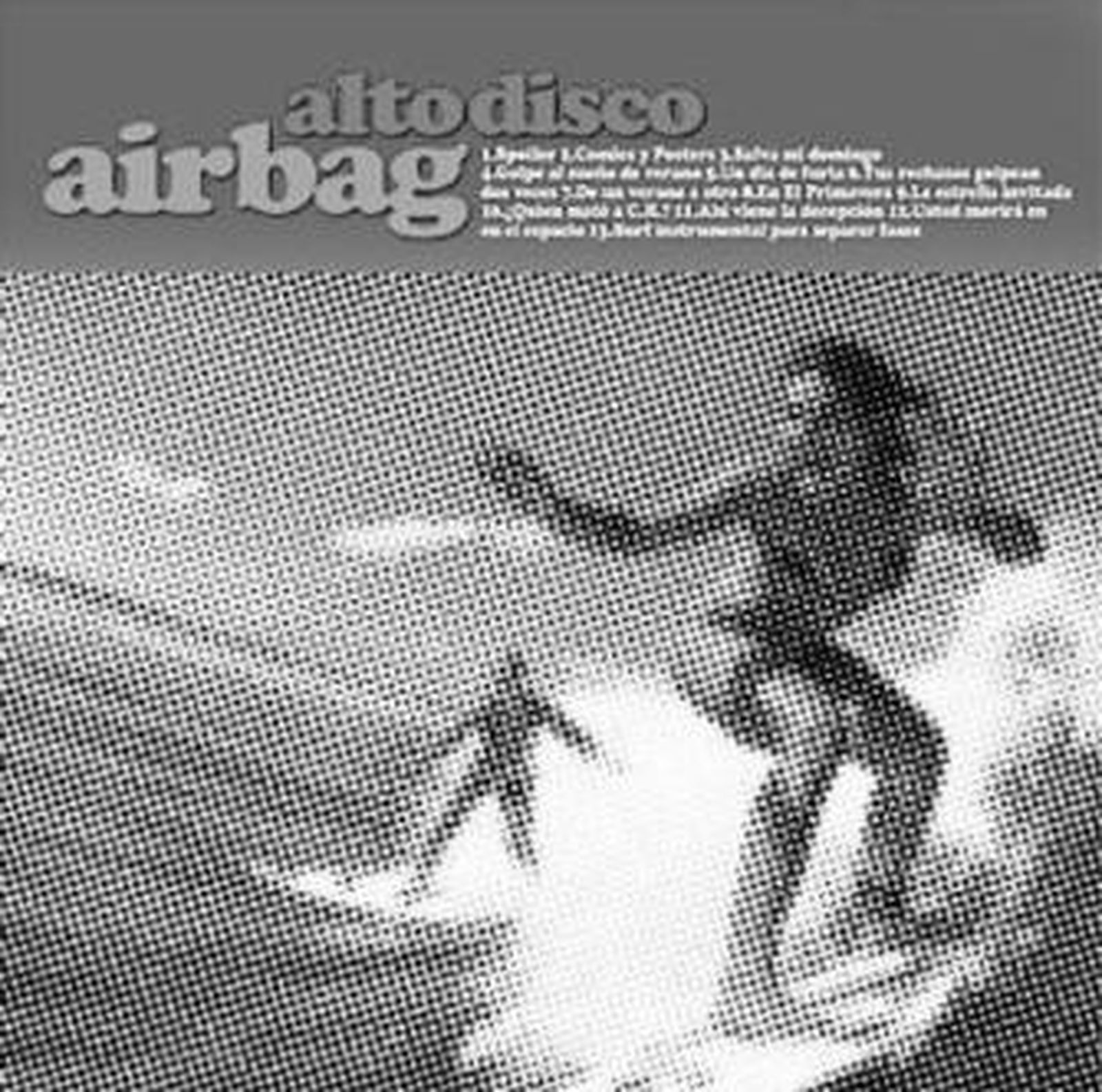 Portada de 'Alto disco', el nuevo álbum de los malagueños Airbag.