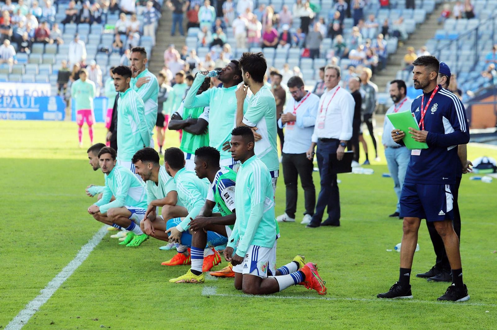 Las mejores imágenes del Recreativo de Huelva-Burgos, partido de eliminatoria de la Copa del Rey