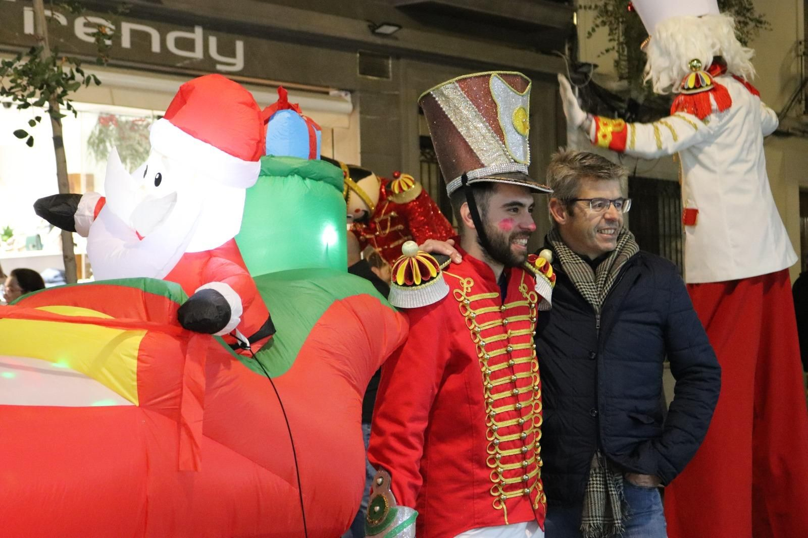 Inauguración del alumbrado especial de Navidad en Montilla
