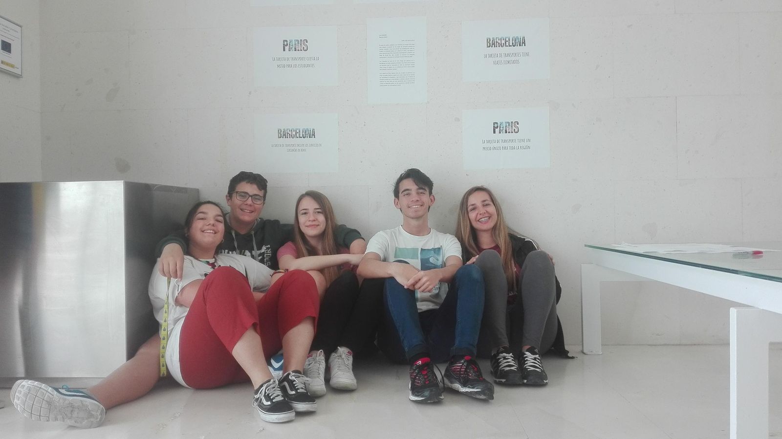 Alumnos del IES Drago que participan en el grupo 'Los Urbanitas'.