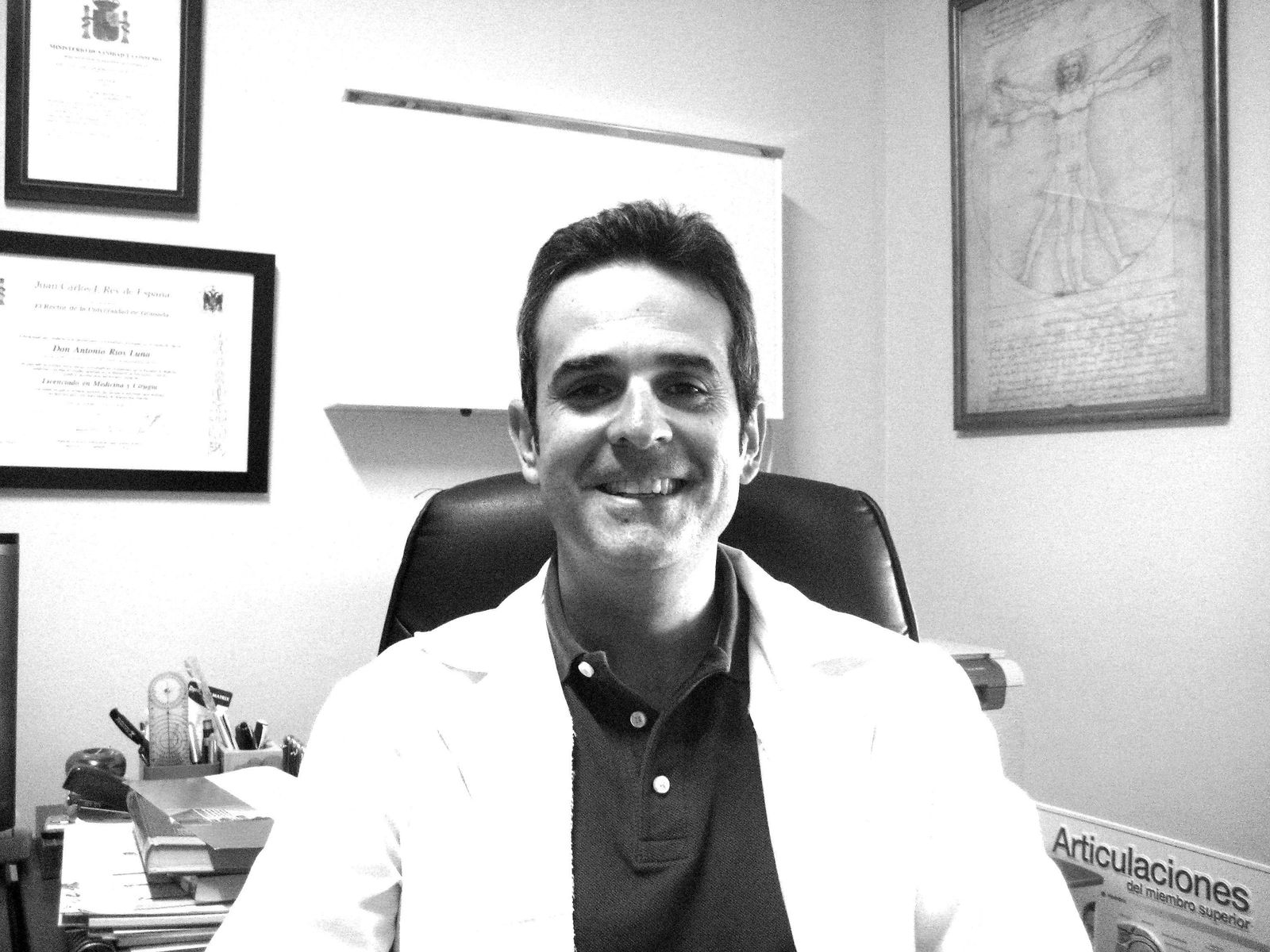 Una estampa habitual de cualquier médico.