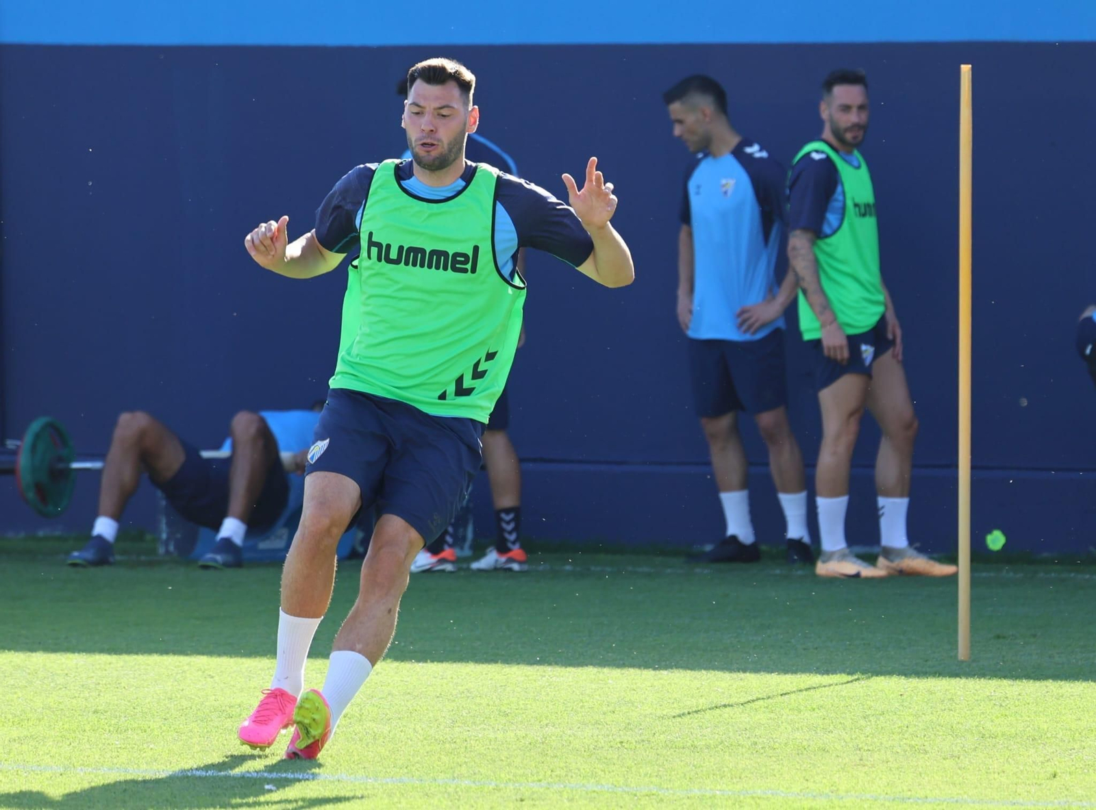 El primer entrenamiento de Roko Baturina y Luismi Sánchez, en fotos