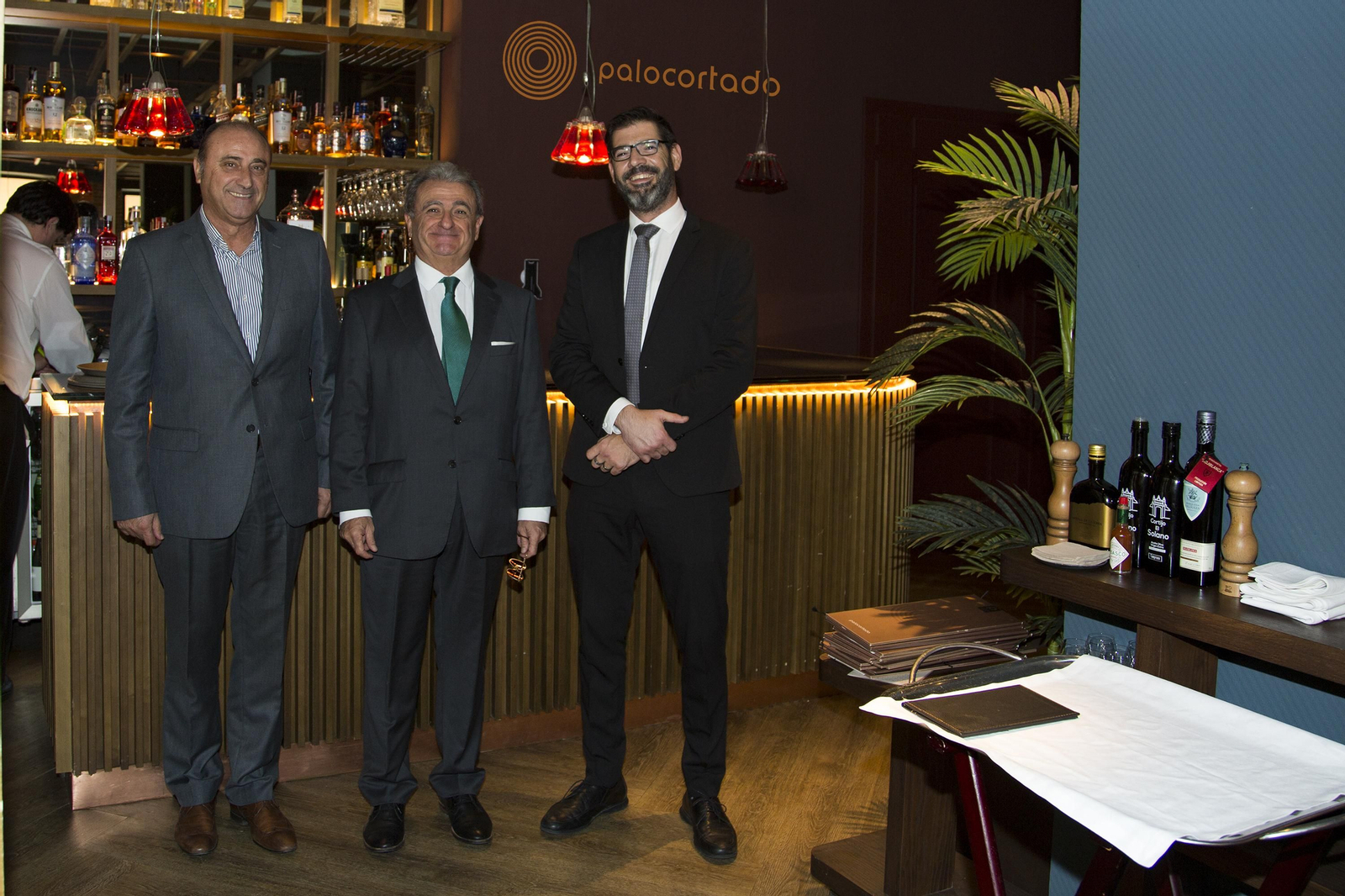 Juan Luis Pinto,  Rafael  Pérez Peña y David García.