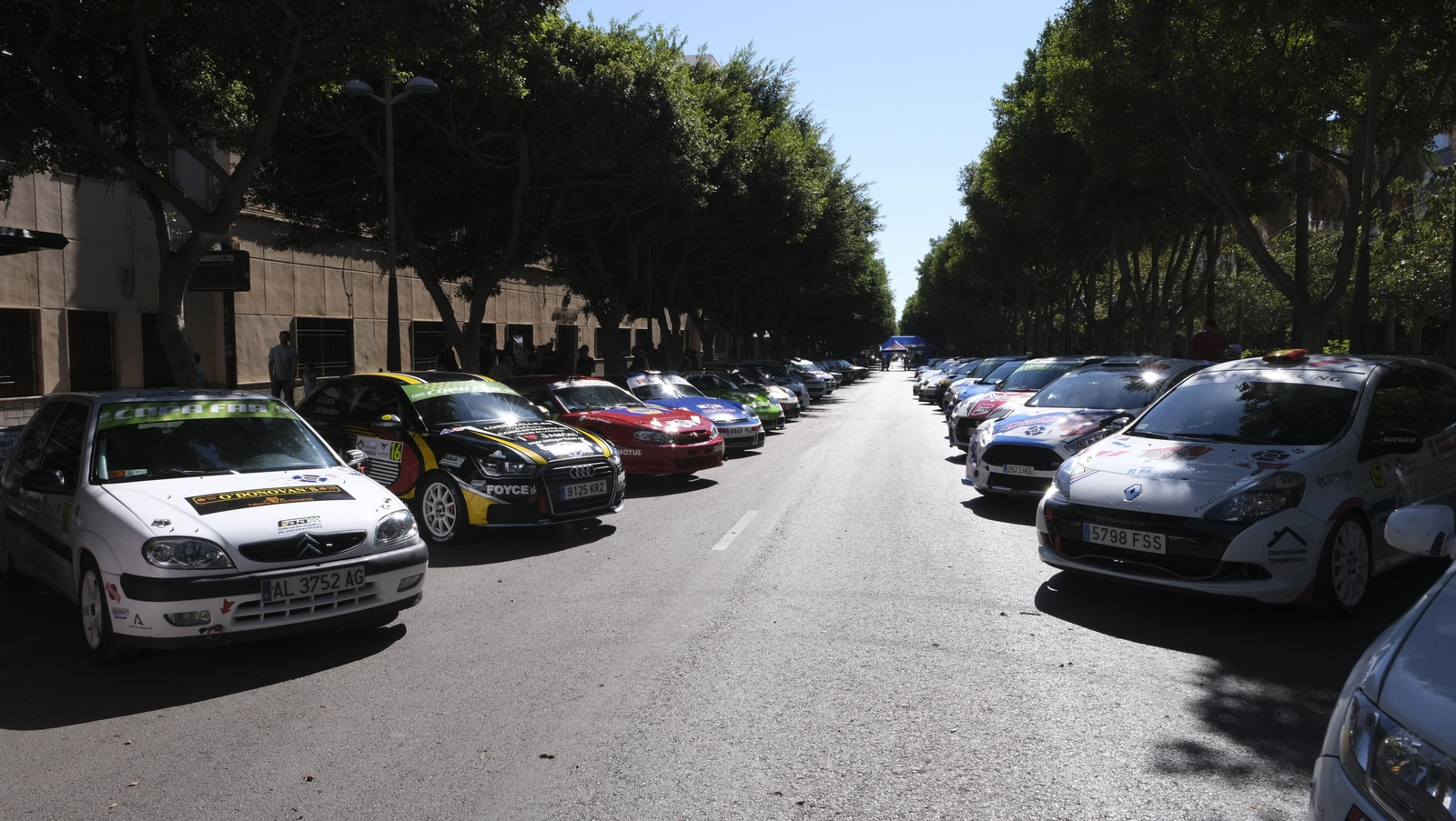 Imágenes de la salida del Rallye Costa de Almería