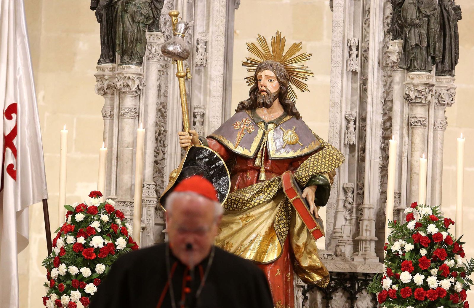 El Cardenal Carlos Amigo pronuncia el primer pregón Jacobeo en Santiago