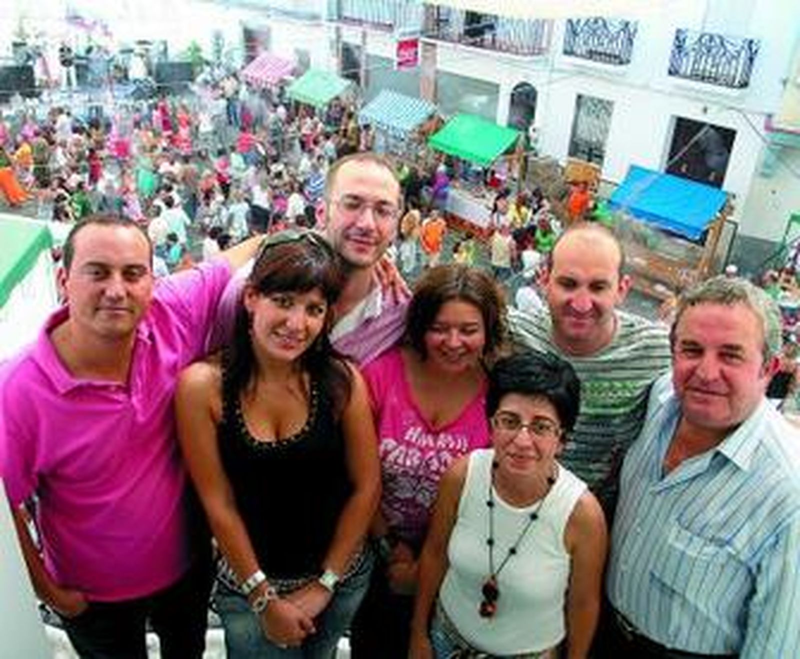 Salvador Pendón, durante los festejos de Alozaina.
