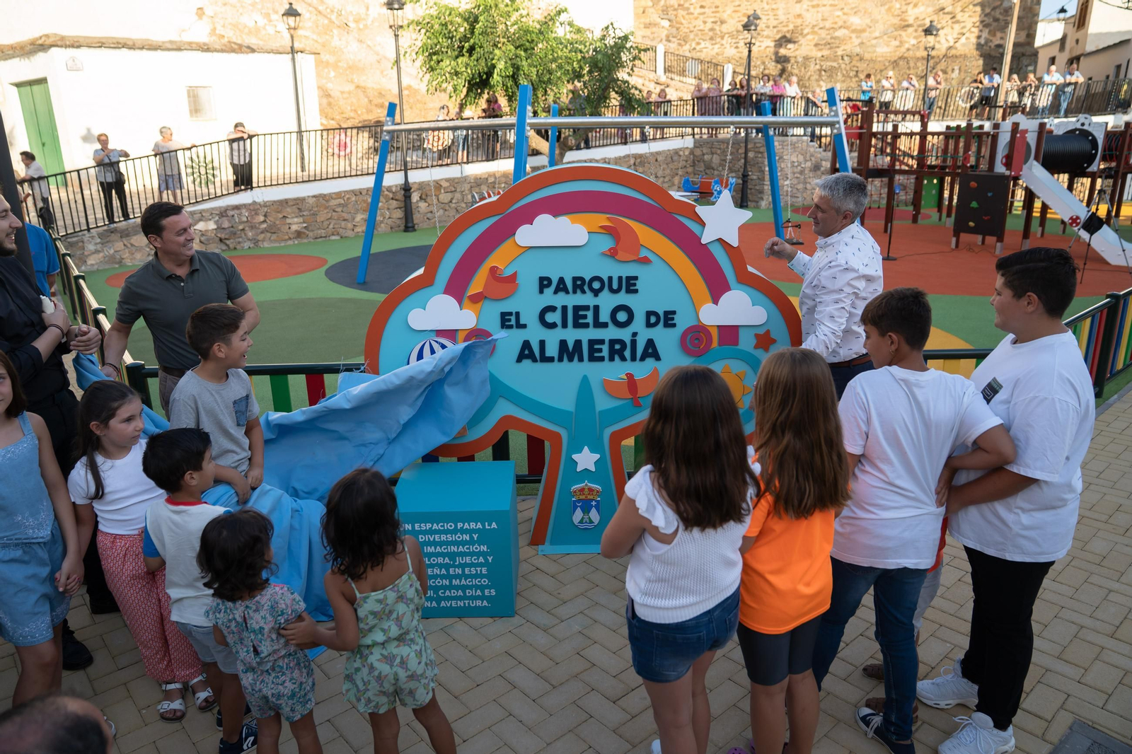 Inauguración del parque infantil 'El cielo de Almería'.
