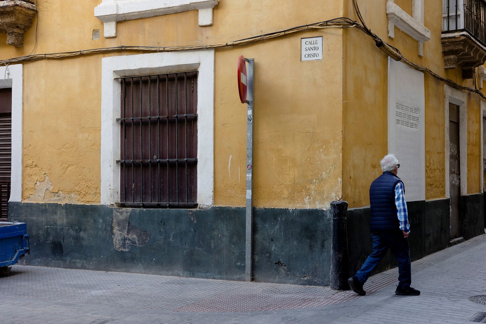 Zona de la calle Santo Cristo donde se ejecutará la obra.