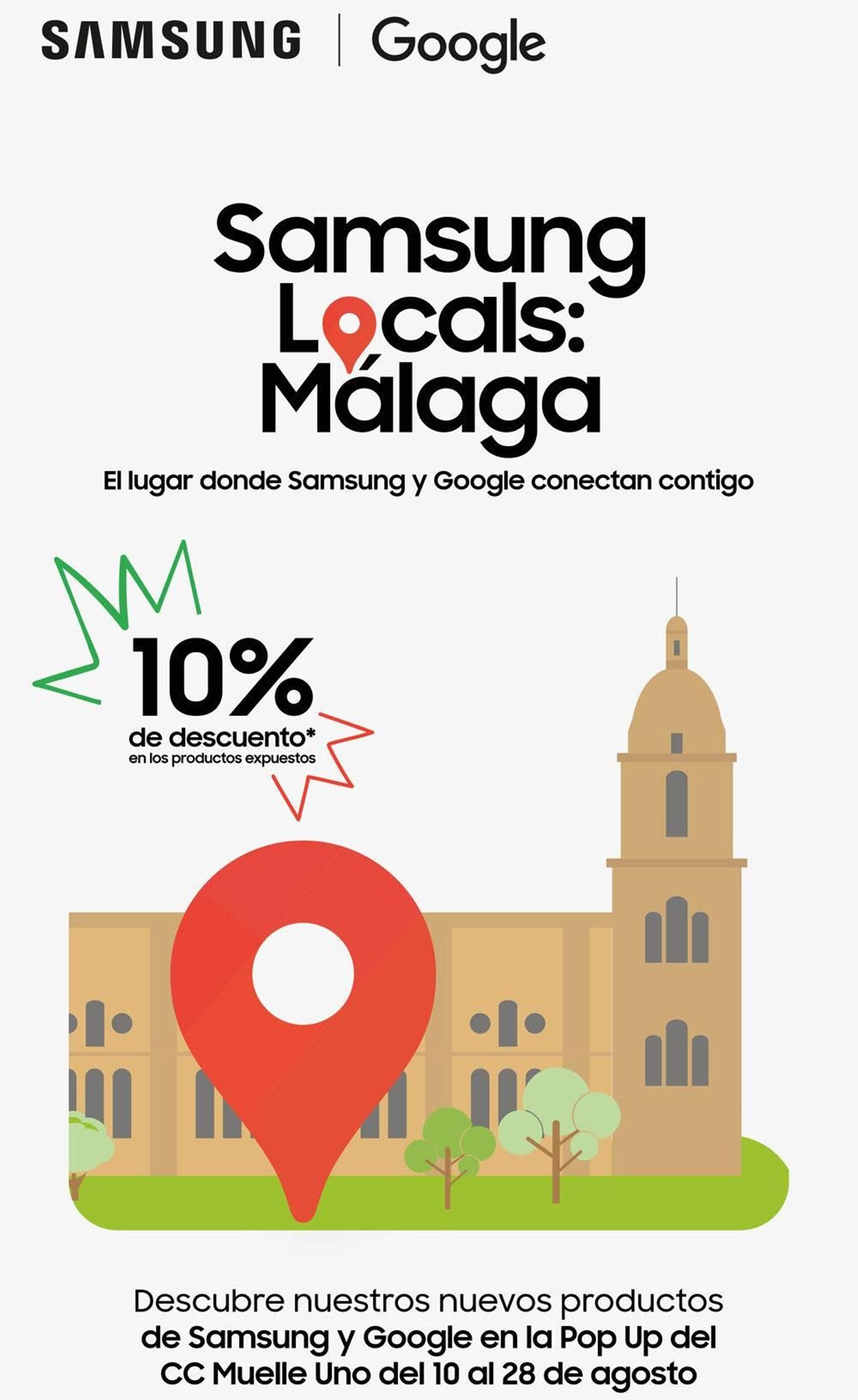 Espacio 'pop up' de Samsung y Google en Málaga