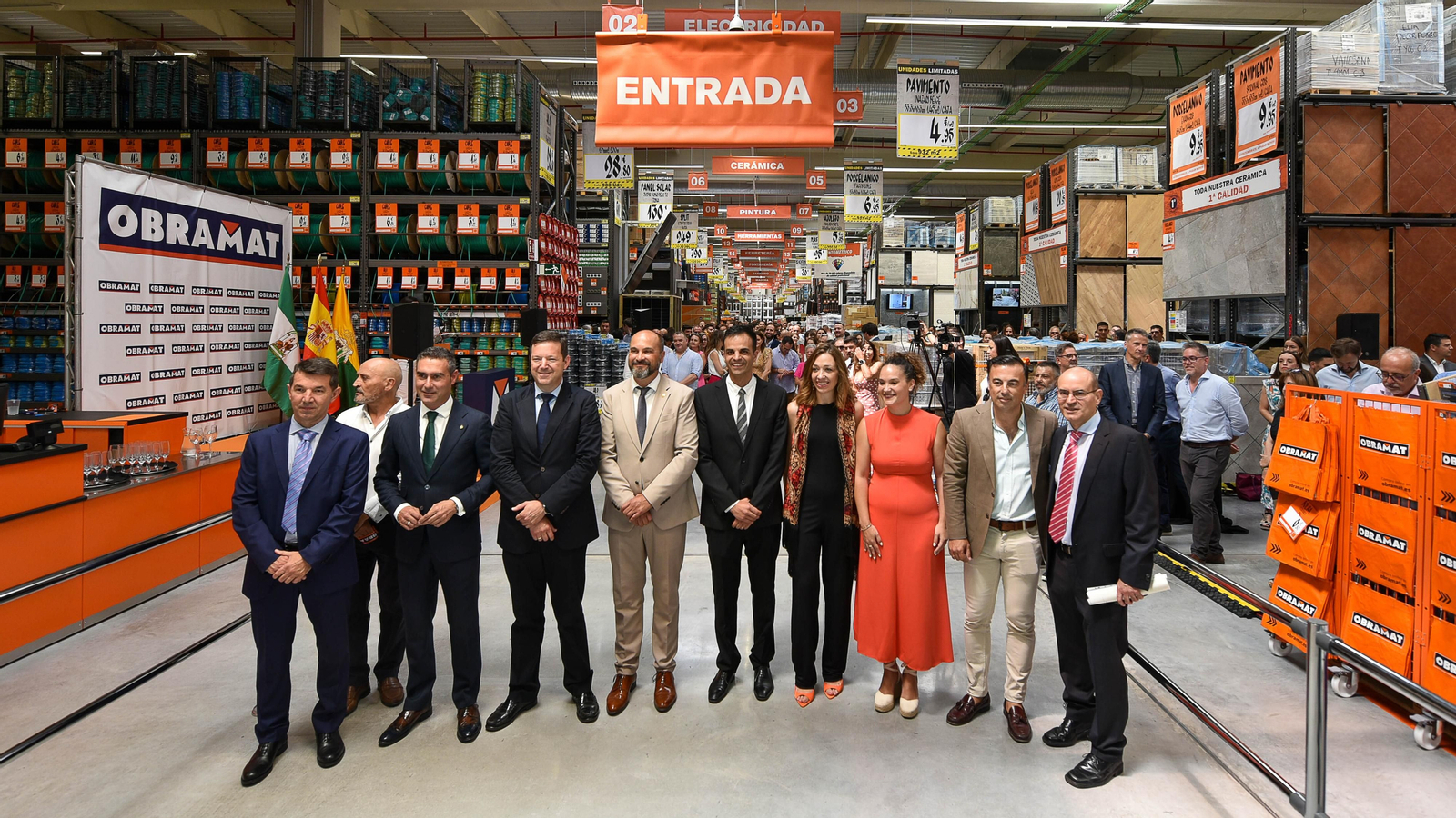 Las fotos de la inauguración de Obramat en Palmones