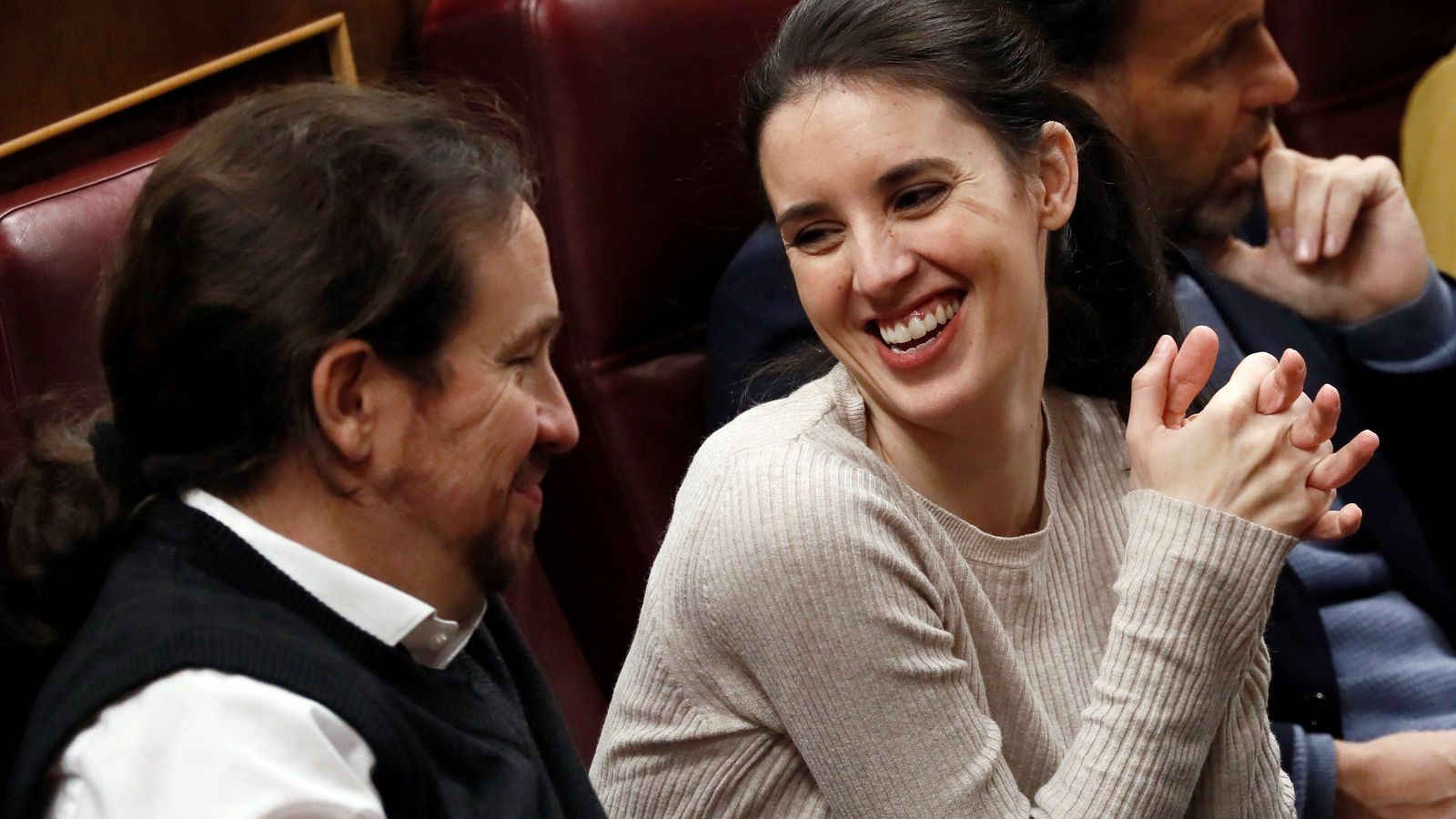 Irene Montero y Pablo Iglesias.