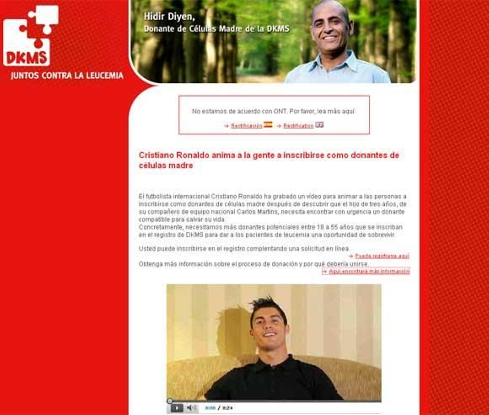 Sanidad acusa a una empresa alemana de captar donantes de forma ilegal