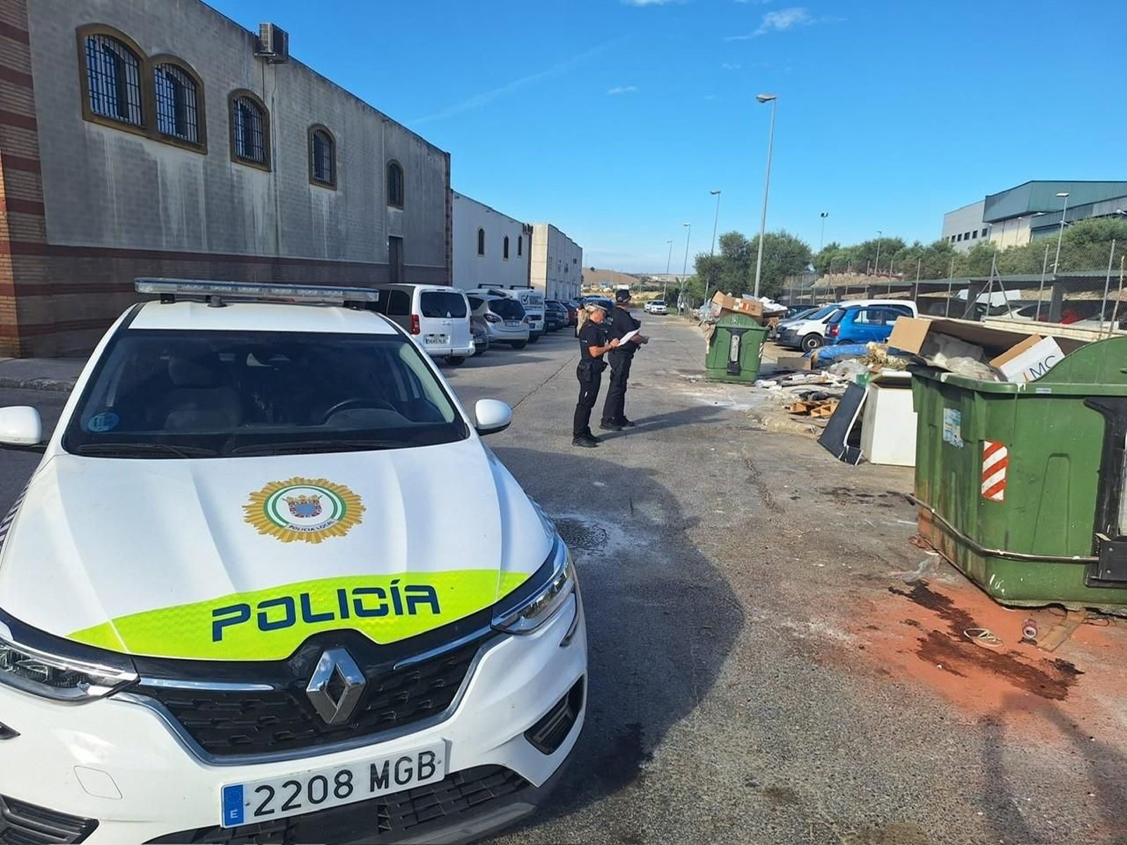 Control de vertidos de residuos en zonas inadecudas de la ciudad