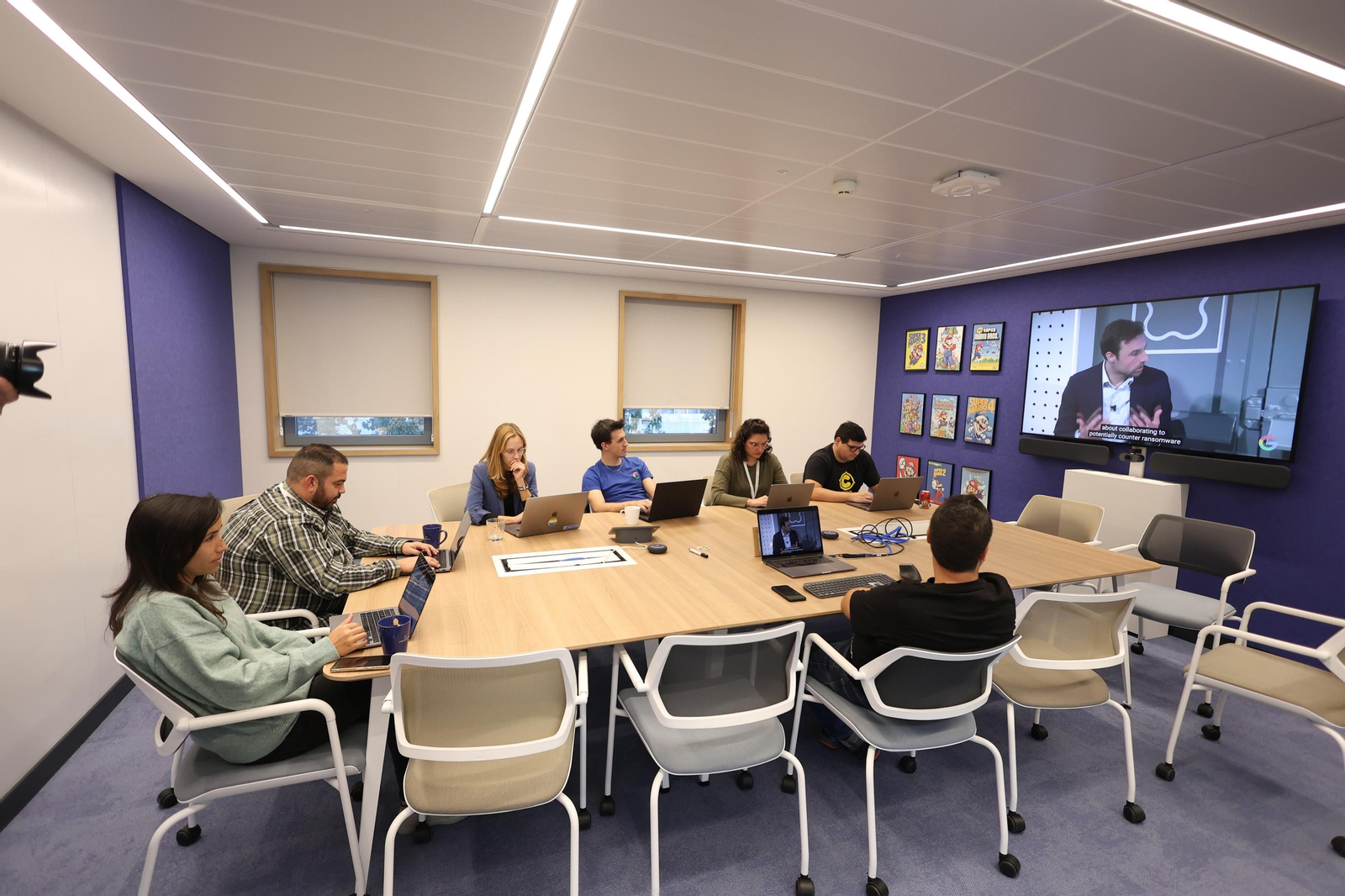La inauguración del Centro de Ciberseguridad de Google en Málaga, en imágenes