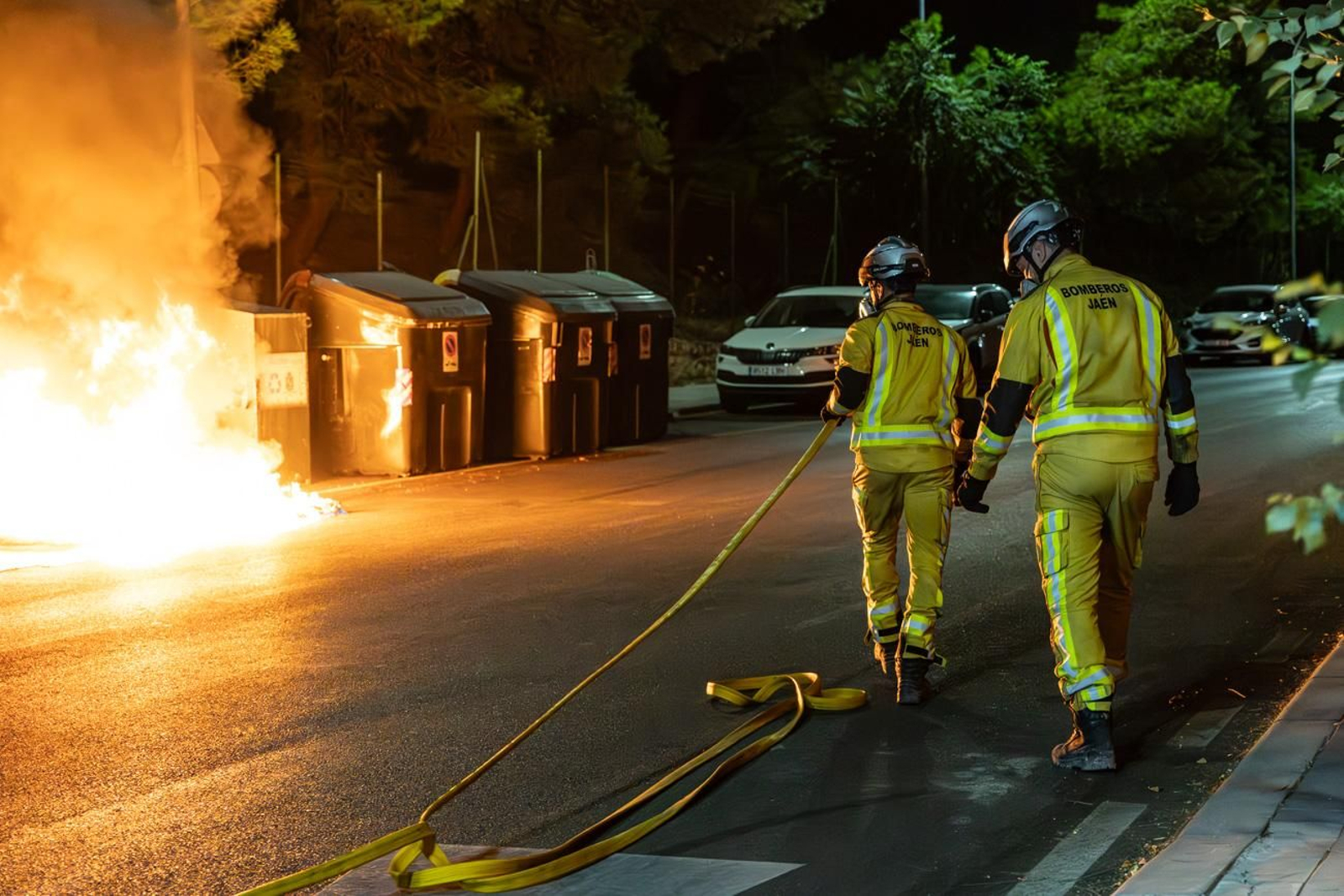 Un día junto a los bomberos de Jaén
