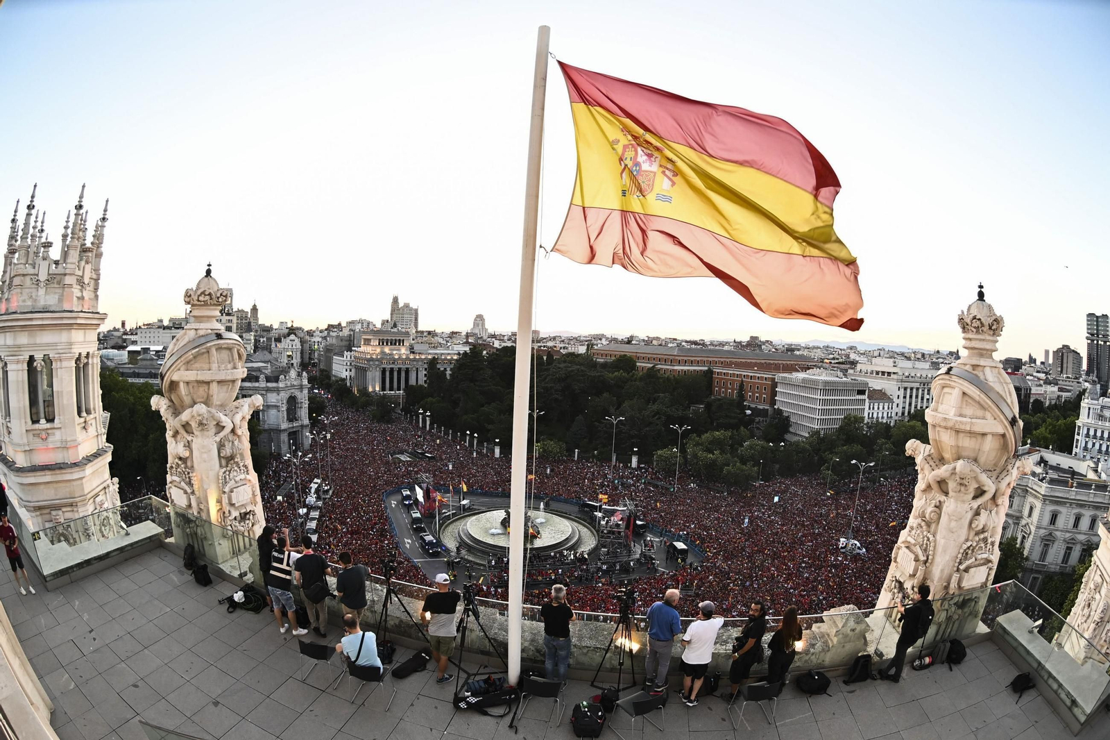 Las fotos de la celebración de España como campeona de la Eurocopa en Madrid