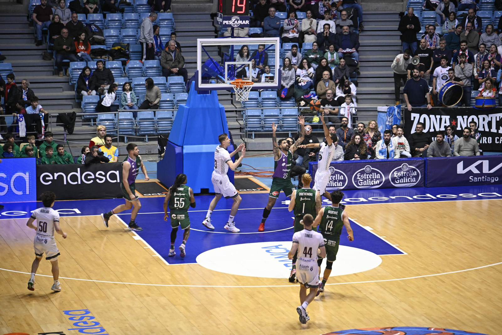 El Obradoiro - Unicaja, en fotos