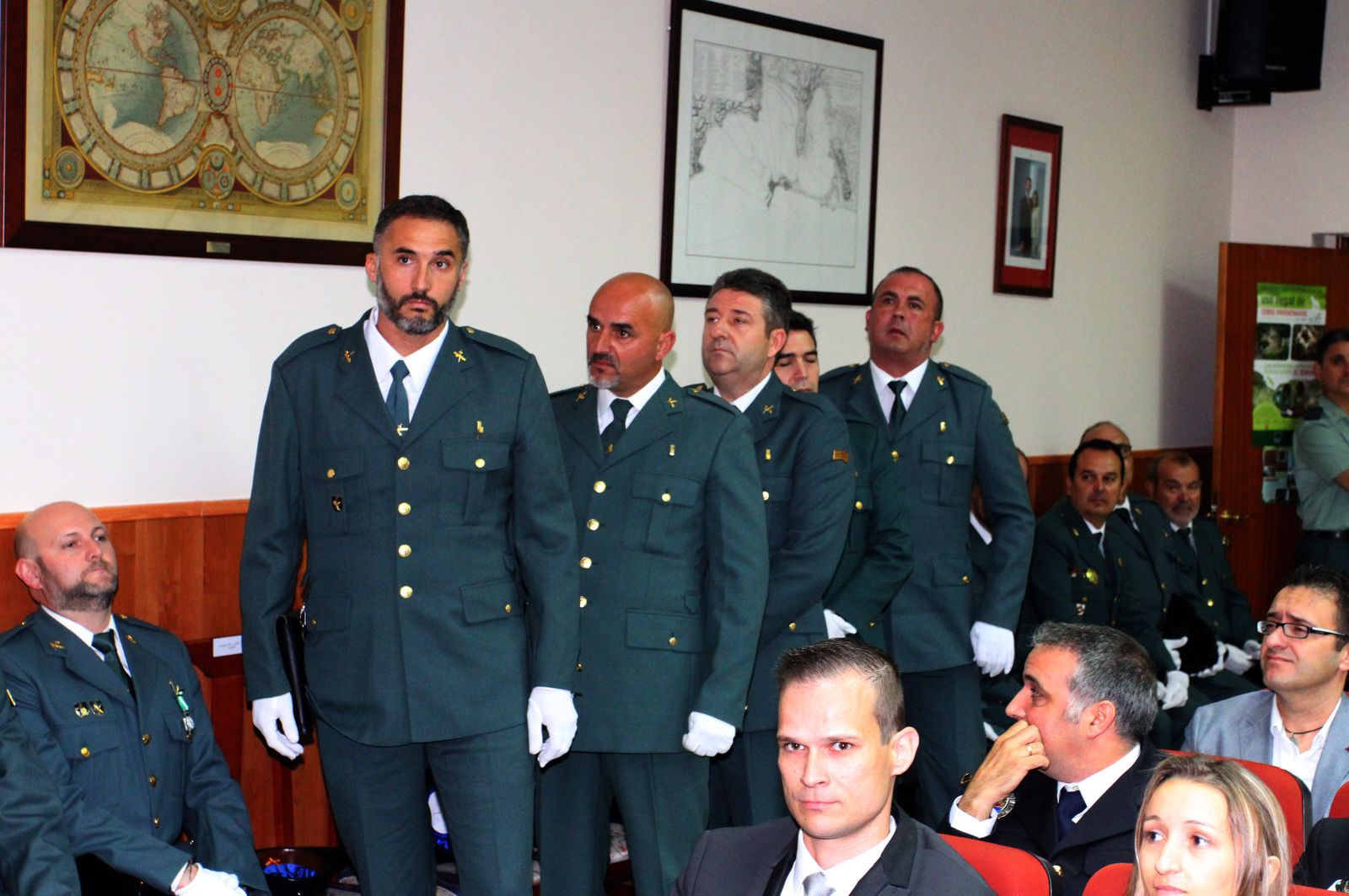 Imágenes del acto de celebración del 173 aniversario de la fundación de la Guardia Civil.
