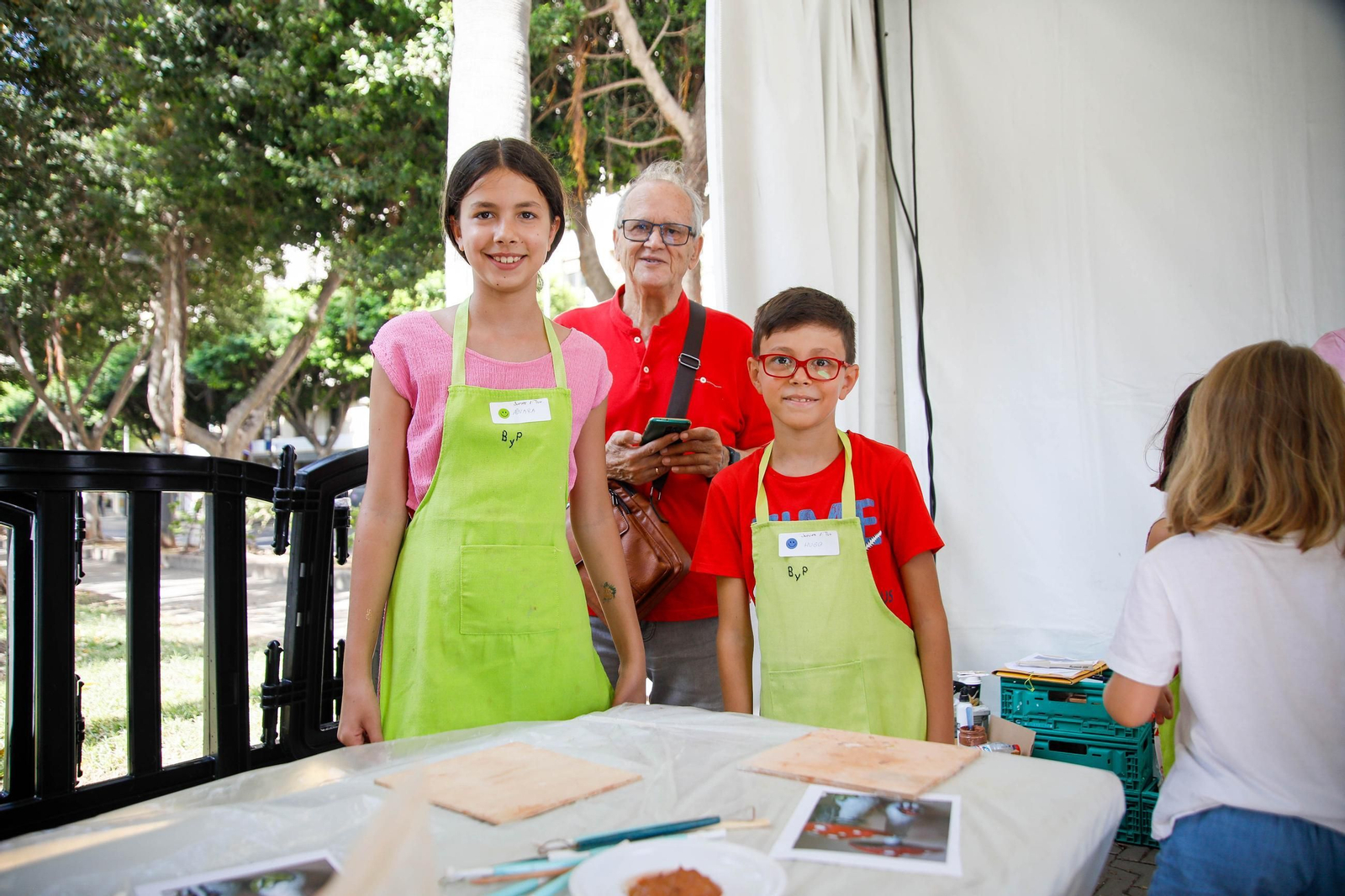 Los talleres infantiles de cerámica de 'Alfaralmería', en imágenes