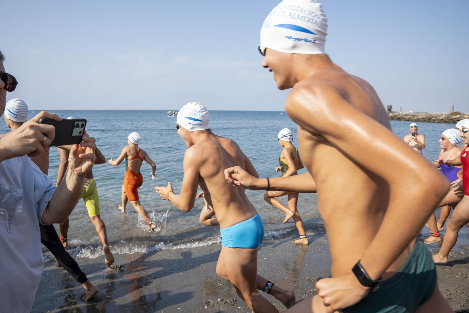Travesía a nado Carlos Tejada de Almería