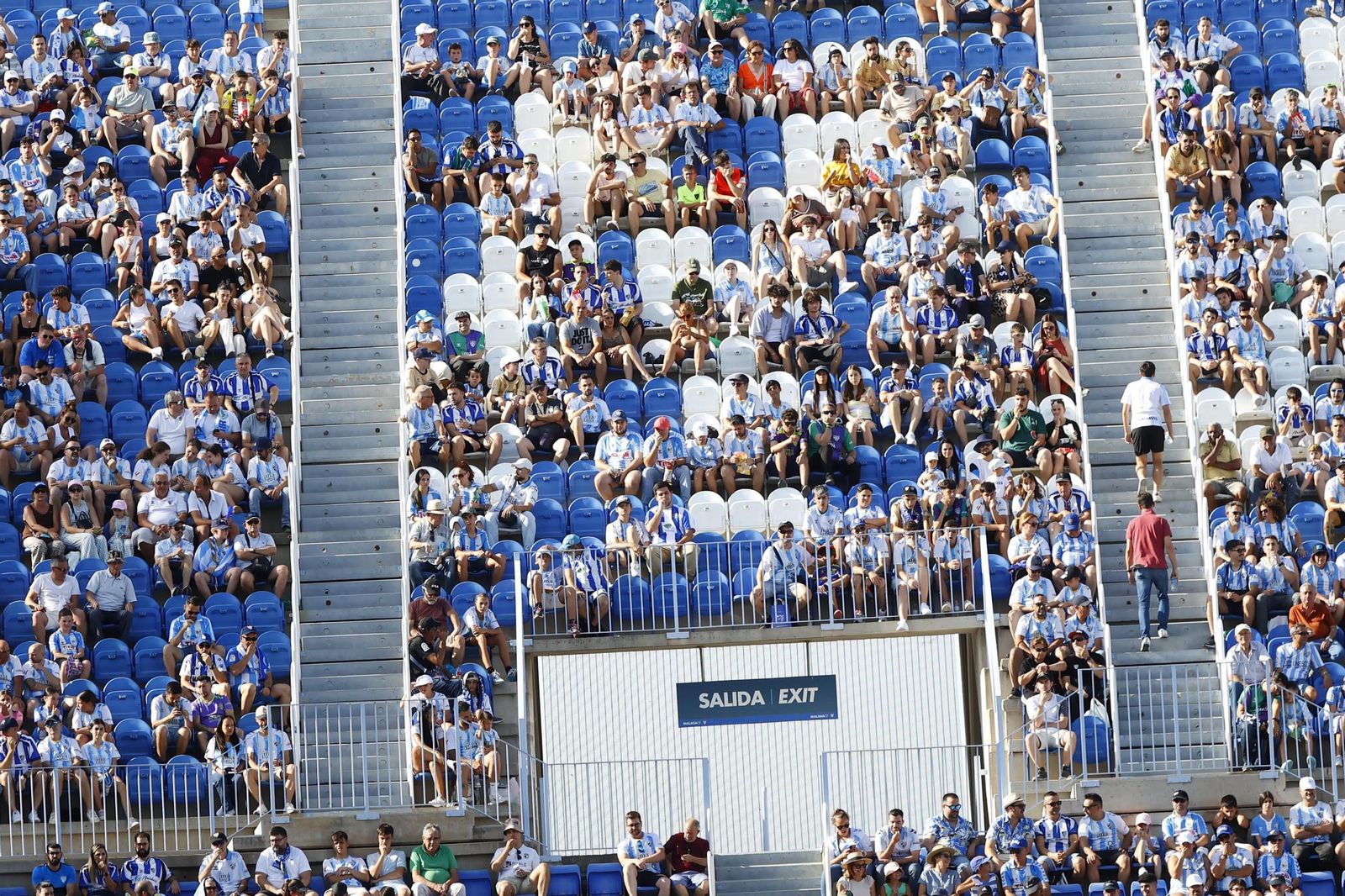 Búscate en las gradas de La Rosaleda en el Málaga CF-Burgos