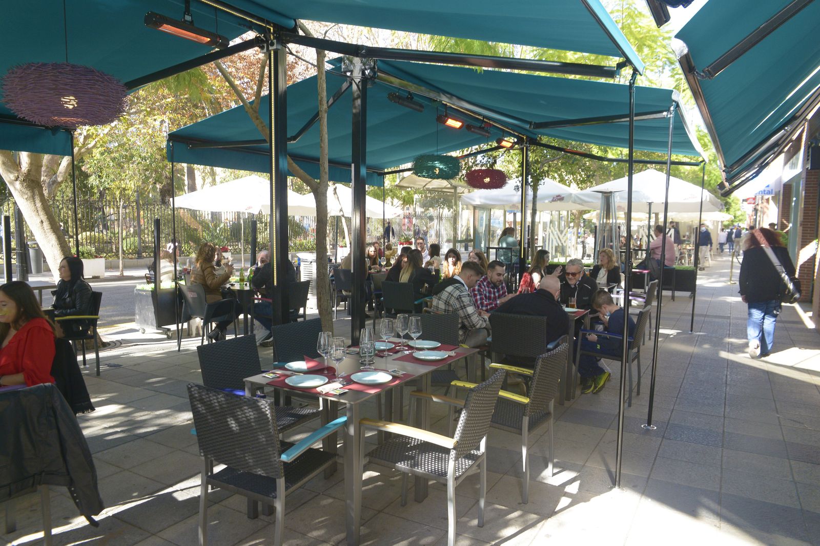 Fotos de ambiente navideño en Algeciras.